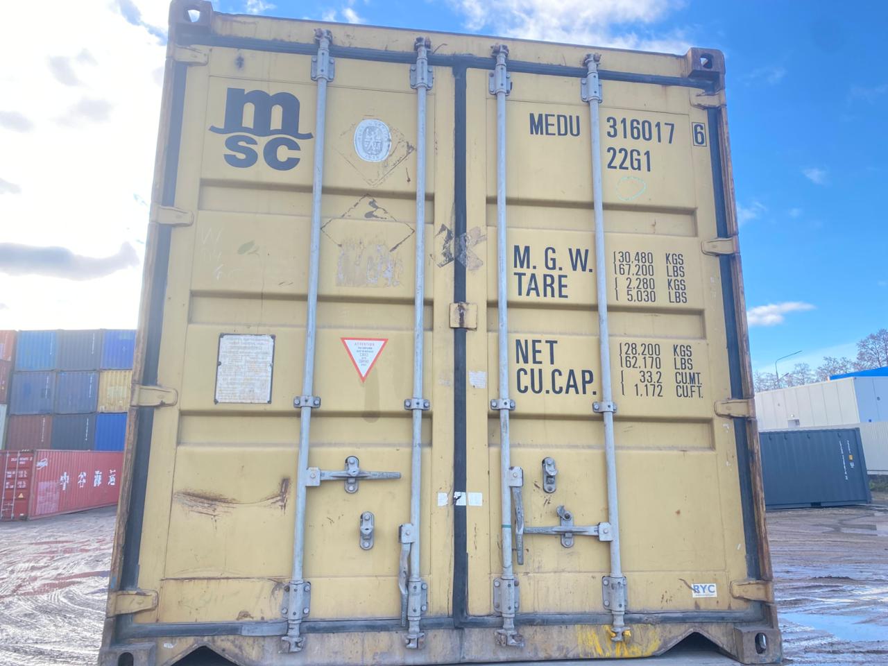 Морской контейнер MEDU3160176