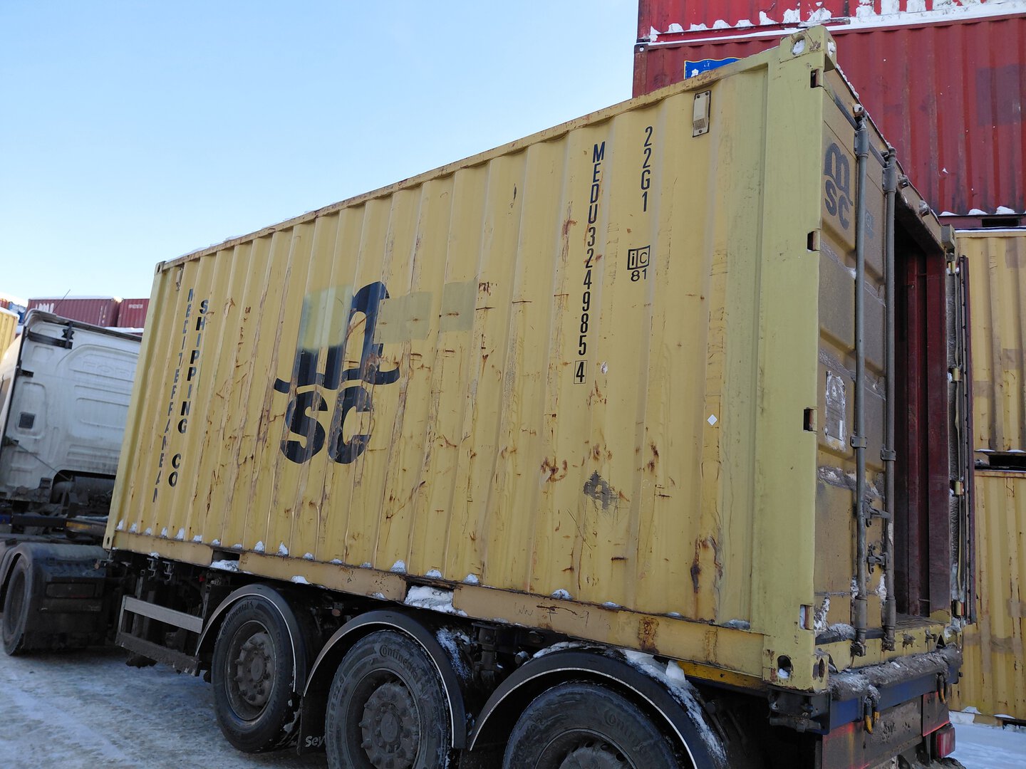 Морской контейнер MEDU3249854