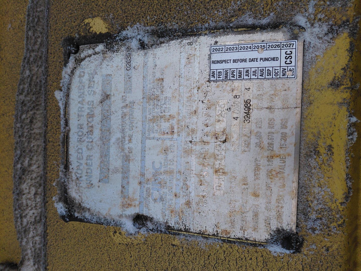 Морской контейнер MEDU3249854