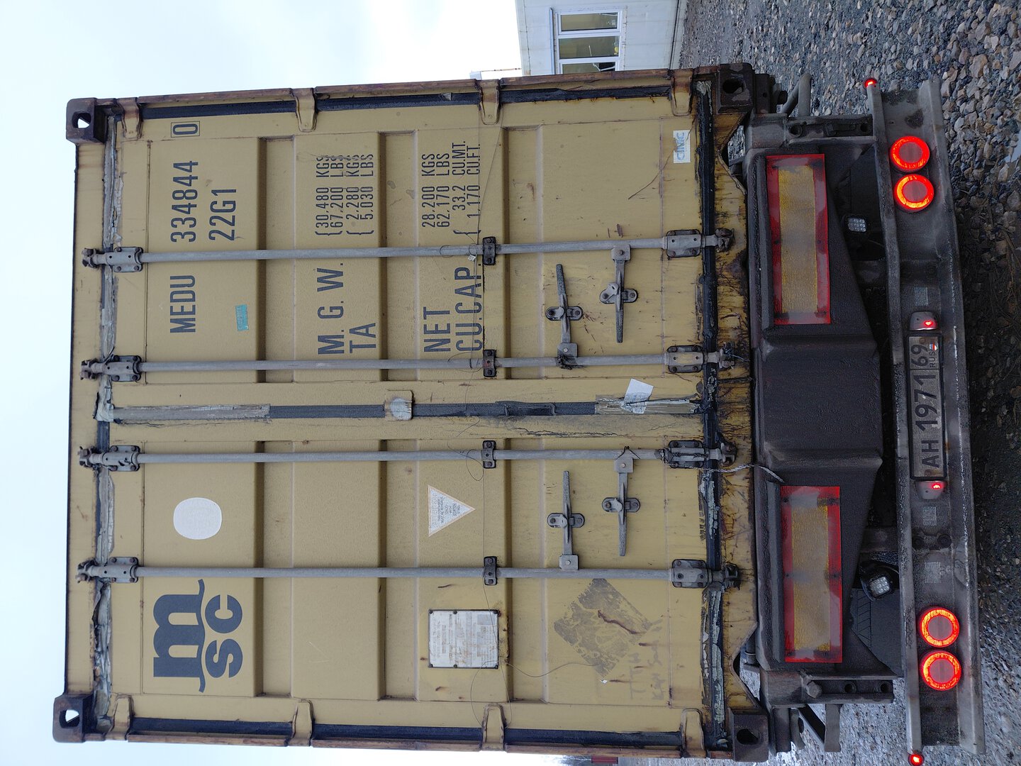 Морской контейнер MEDU3348440