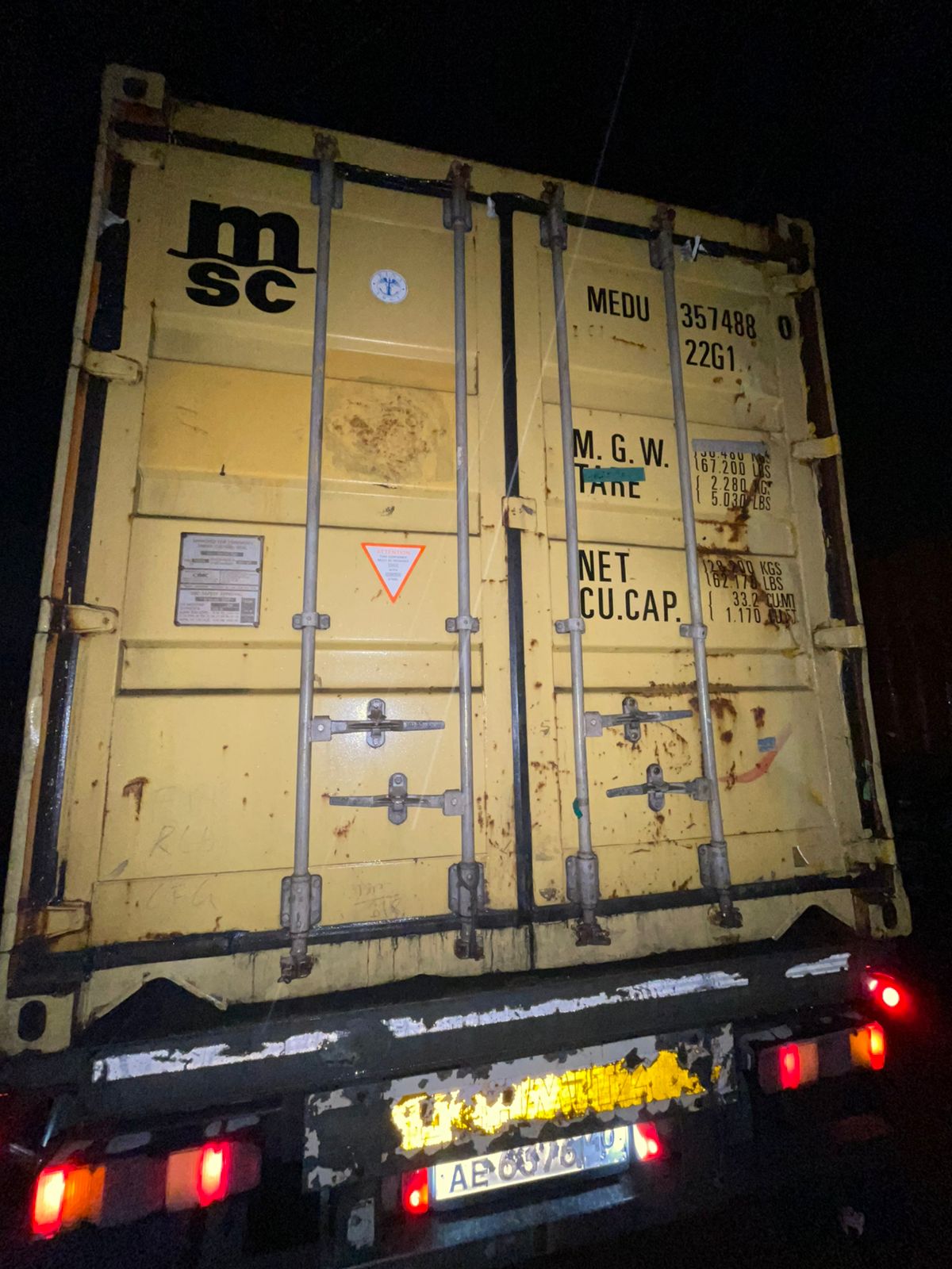 Морской контейнер MEDU3574880