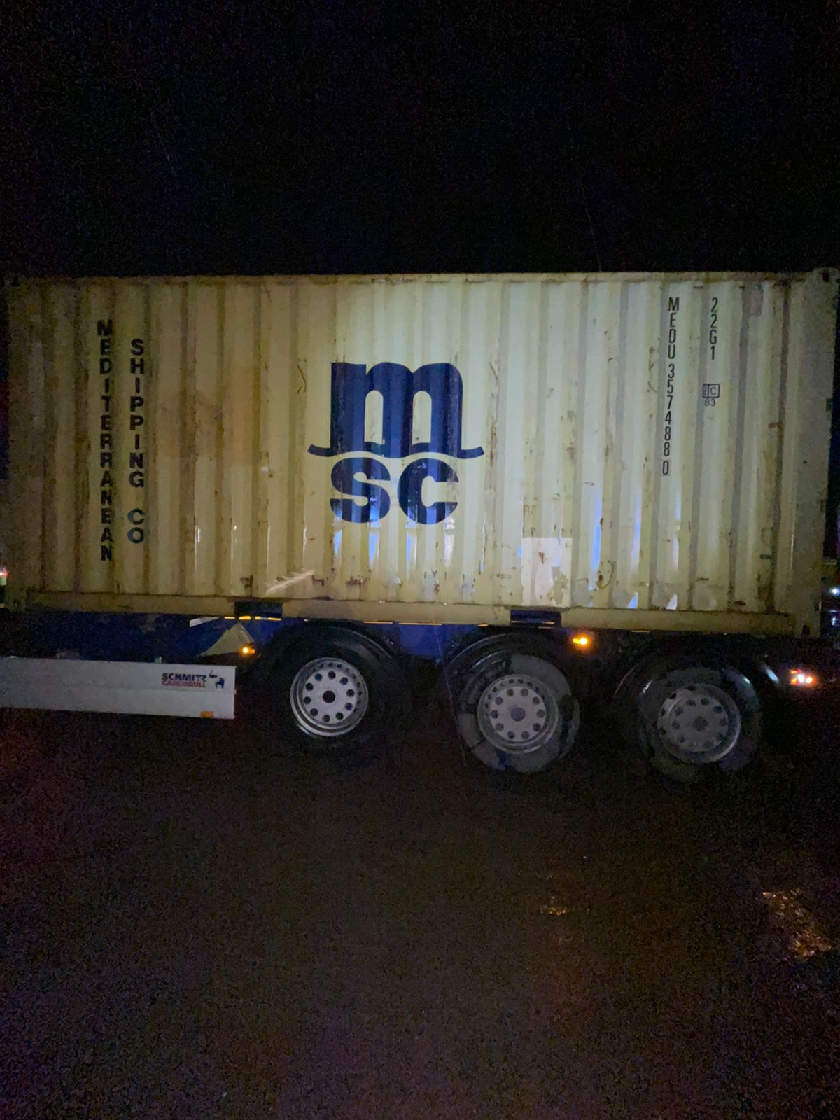 Морской контейнер MEDU3574880