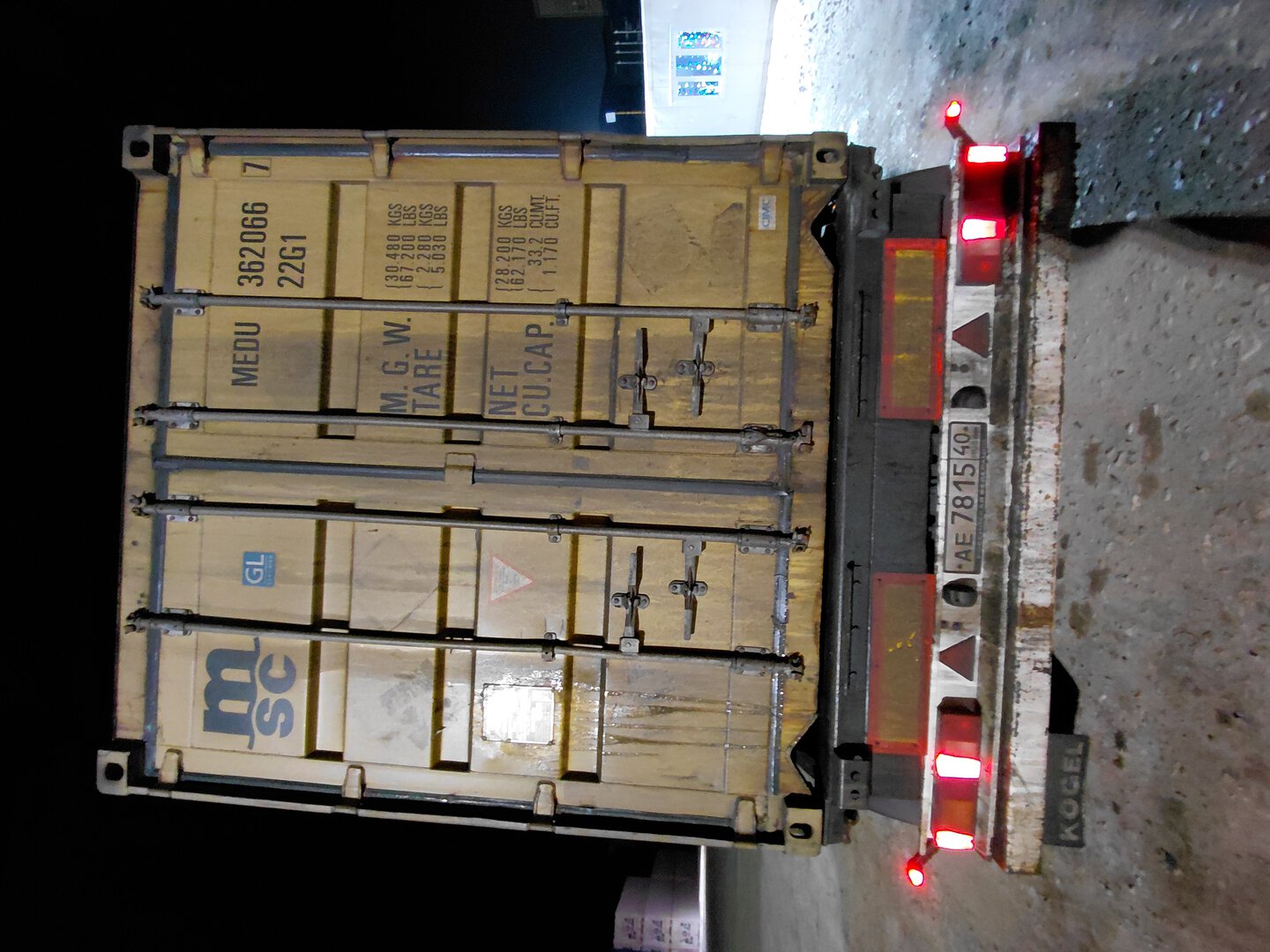 Морской контейнер MEDU3620667