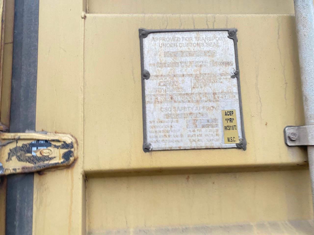 Морской контейнер MEDU3802152