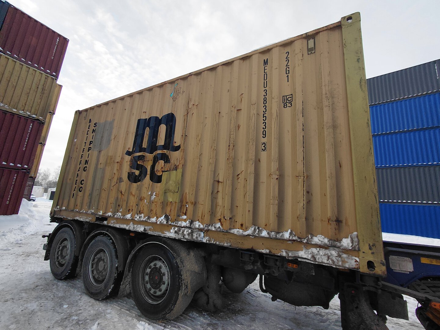 Морской контейнер MEDU3835393