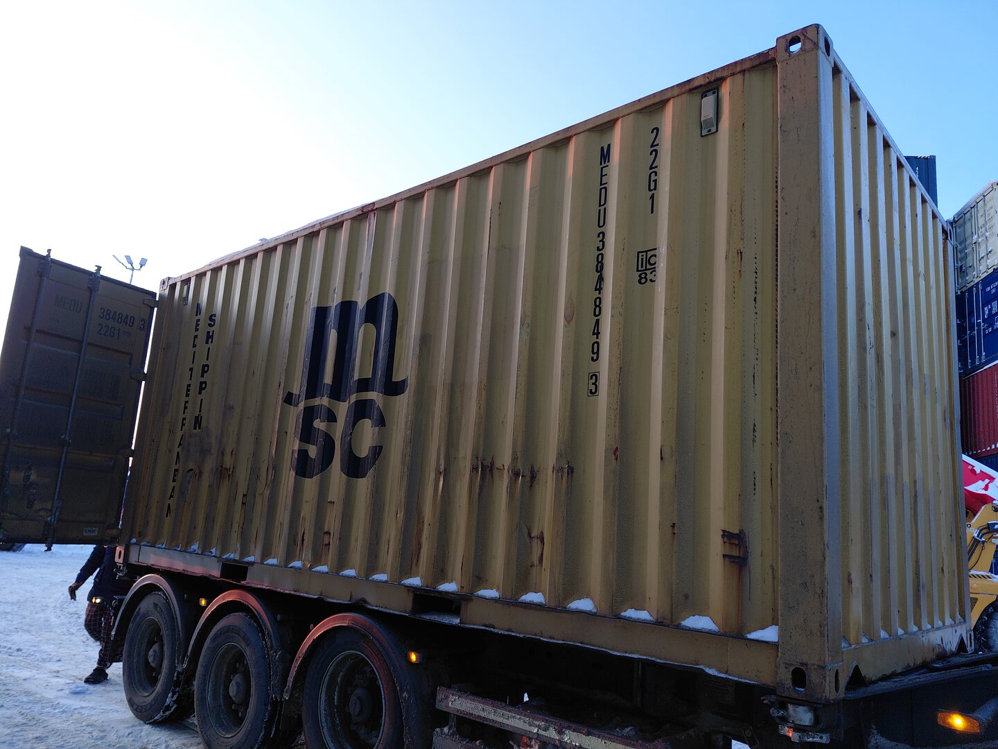 Морской контейнер MEDU3848493