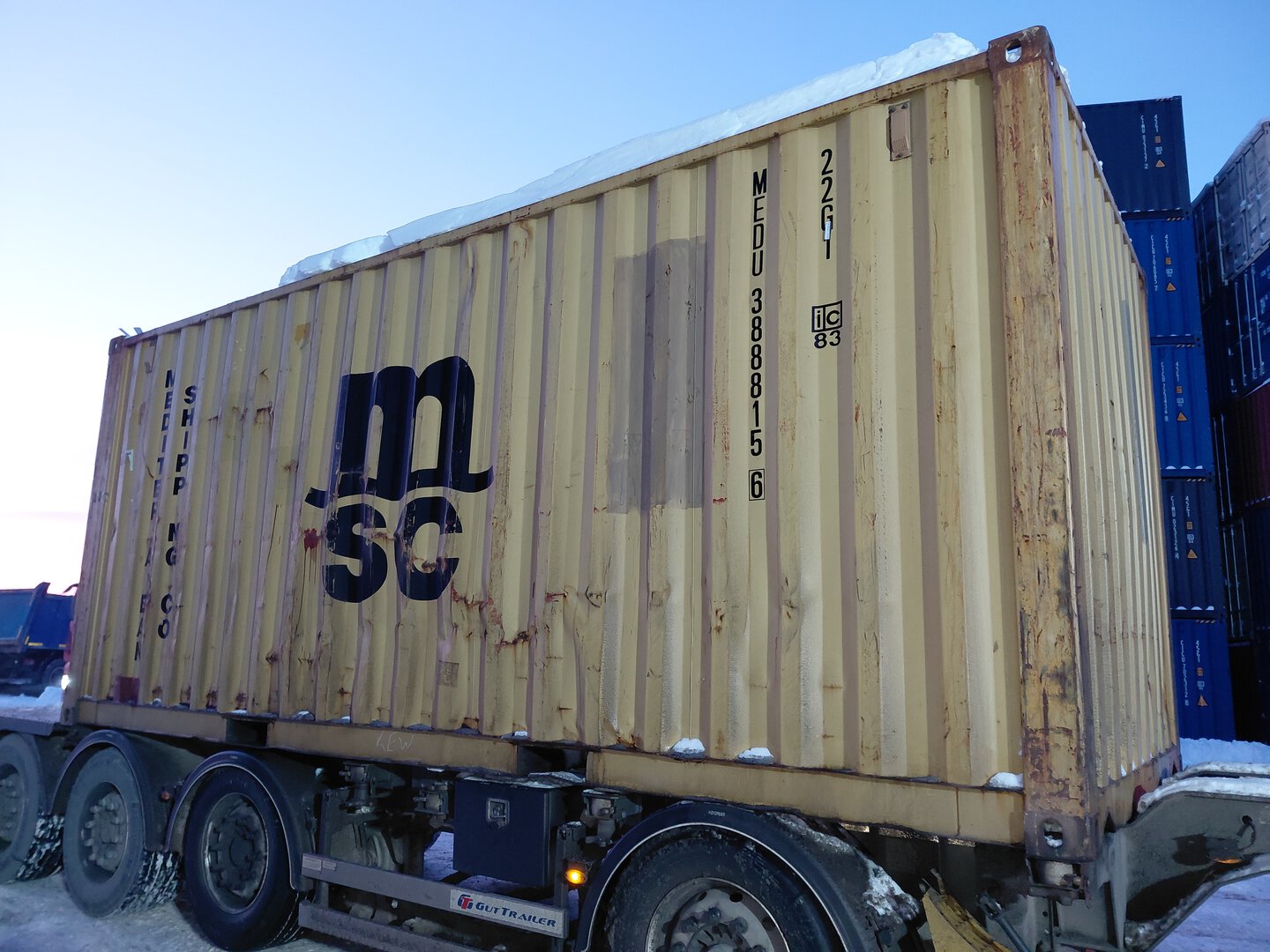 Морской контейнер MEDU3888156