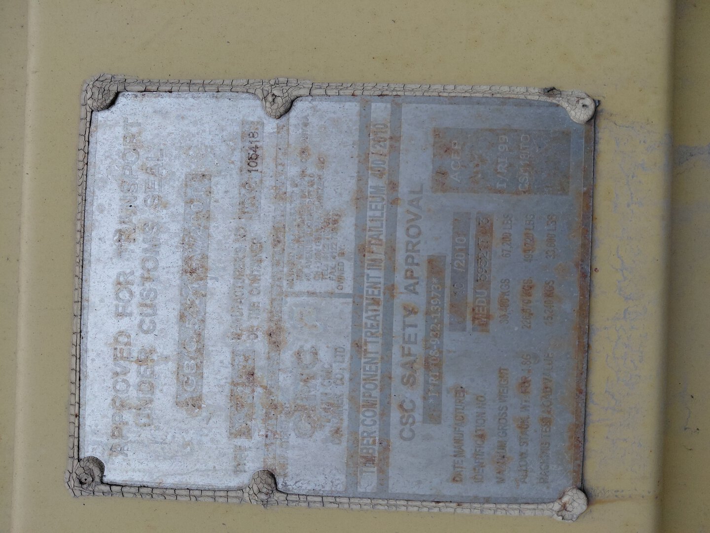 Морской контейнер MEDU3952173