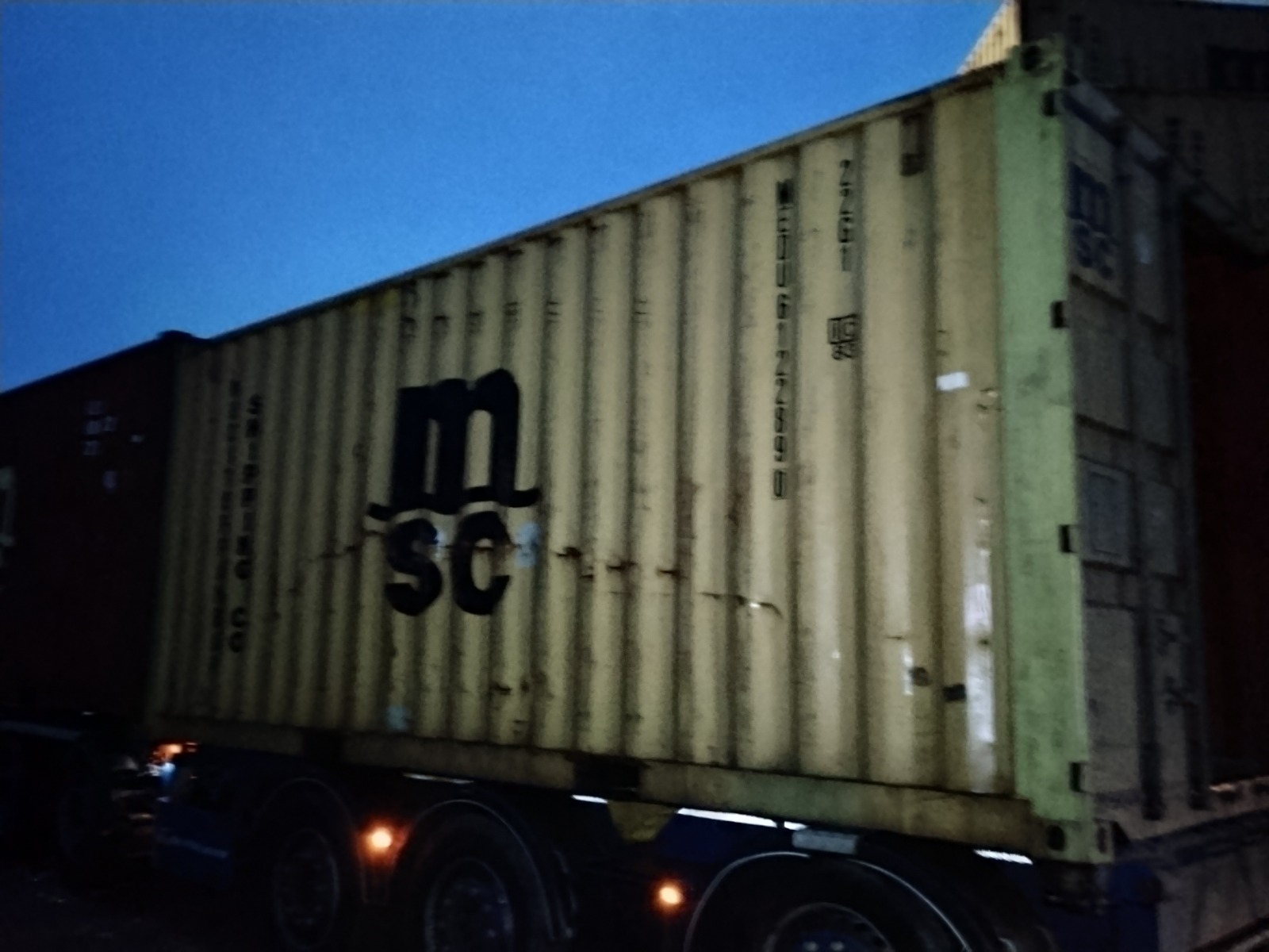 Морской контейнер MEDU6122890