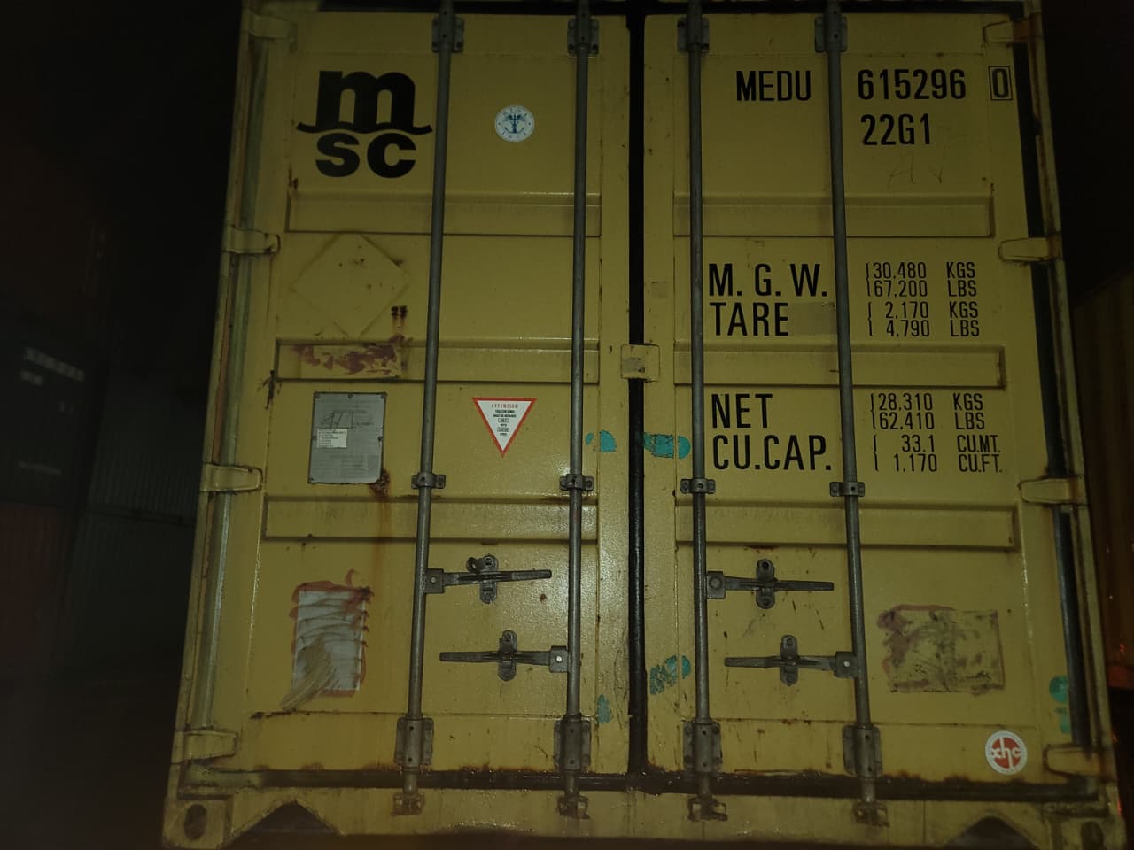 Морской контейнер MEDU6152960