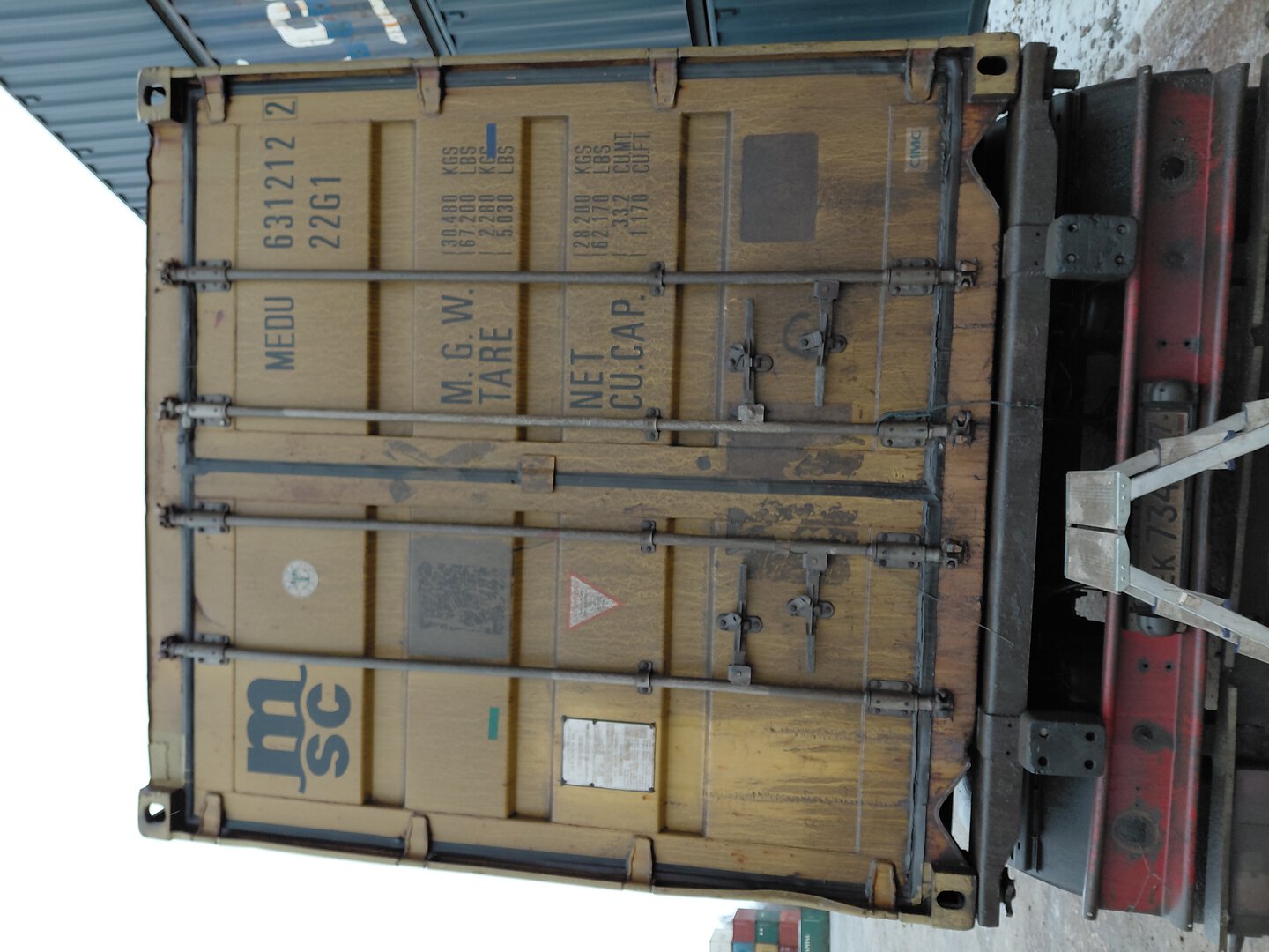 Морской контейнер MEDU6312122