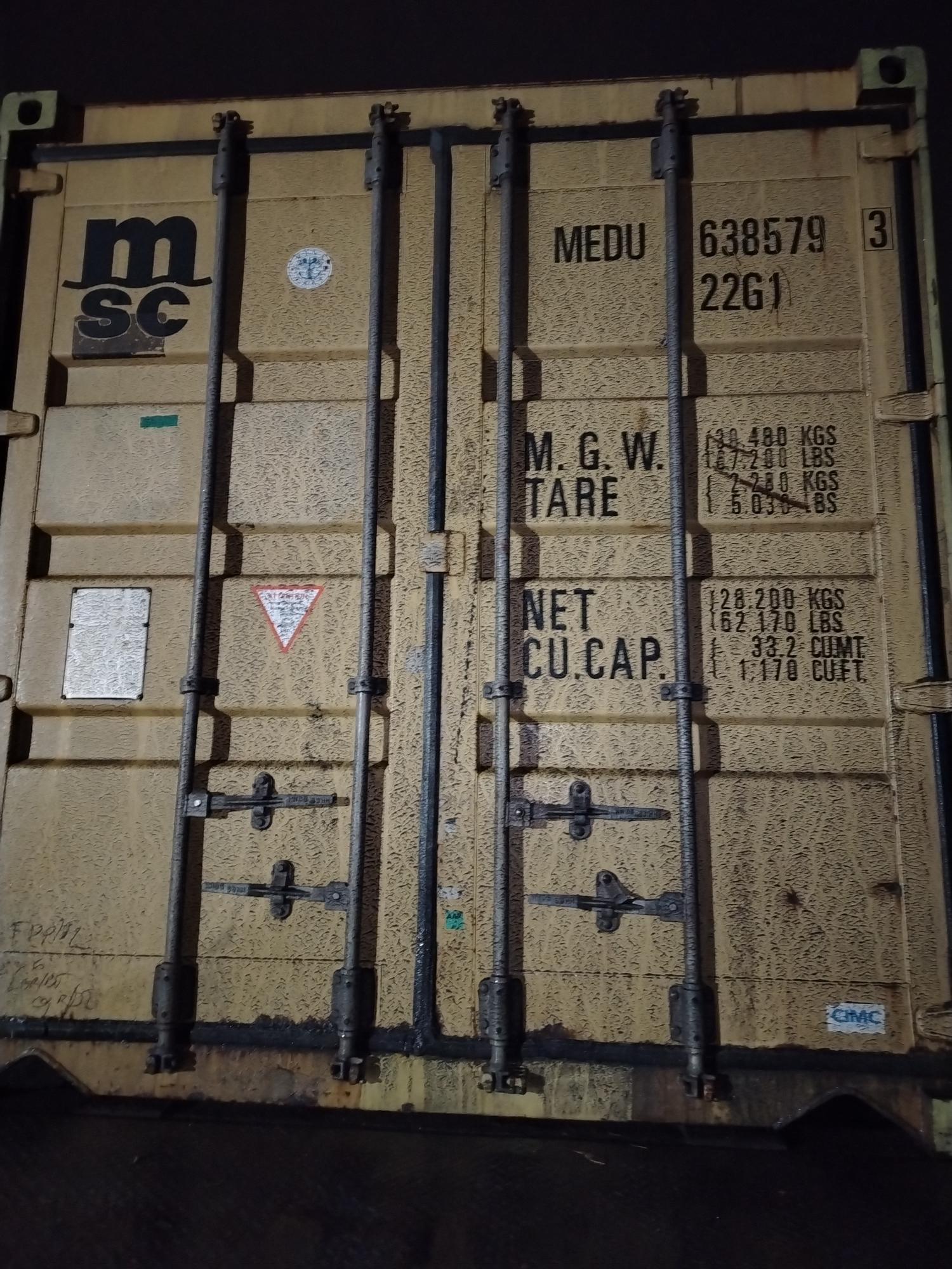 Морской контейнер MEDU6385793