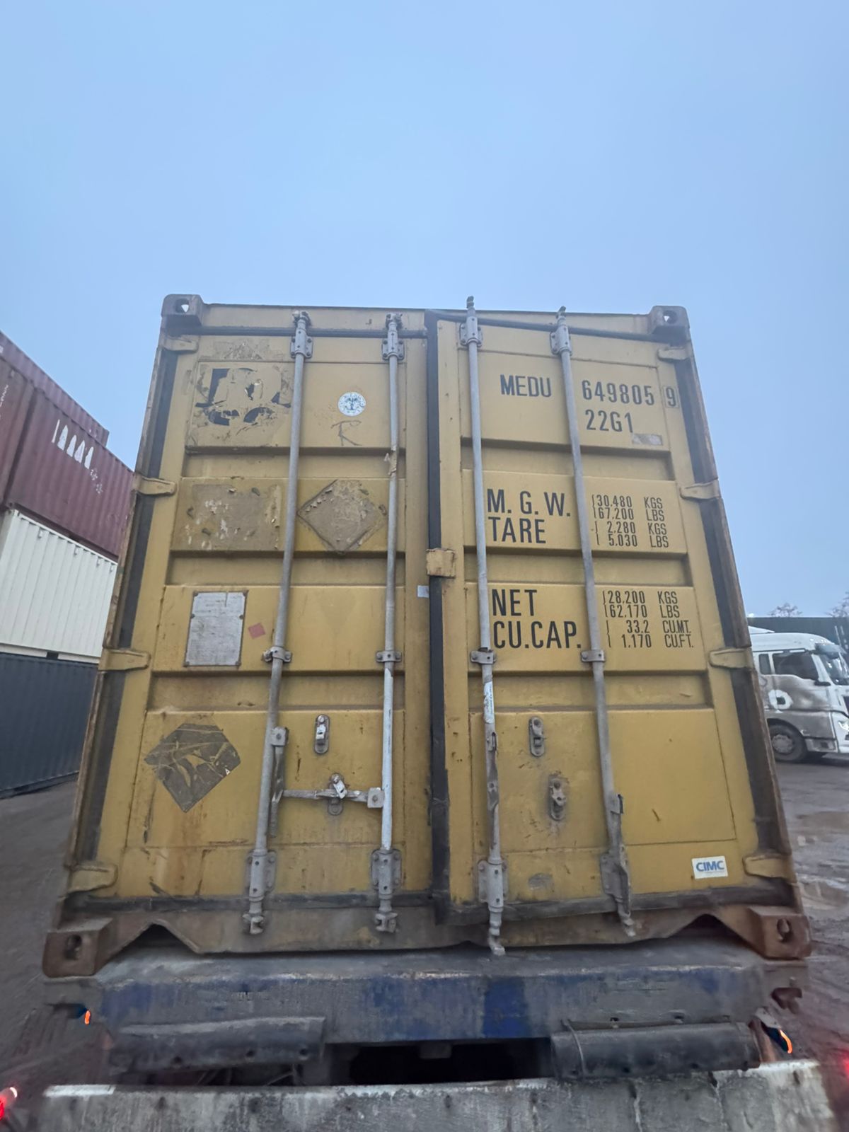 Морской контейнер MEDU6498059