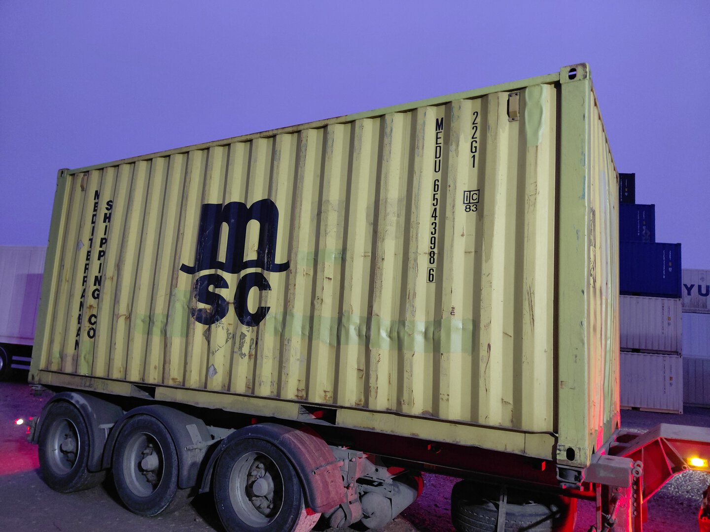 Морской контейнер MEDU6543986