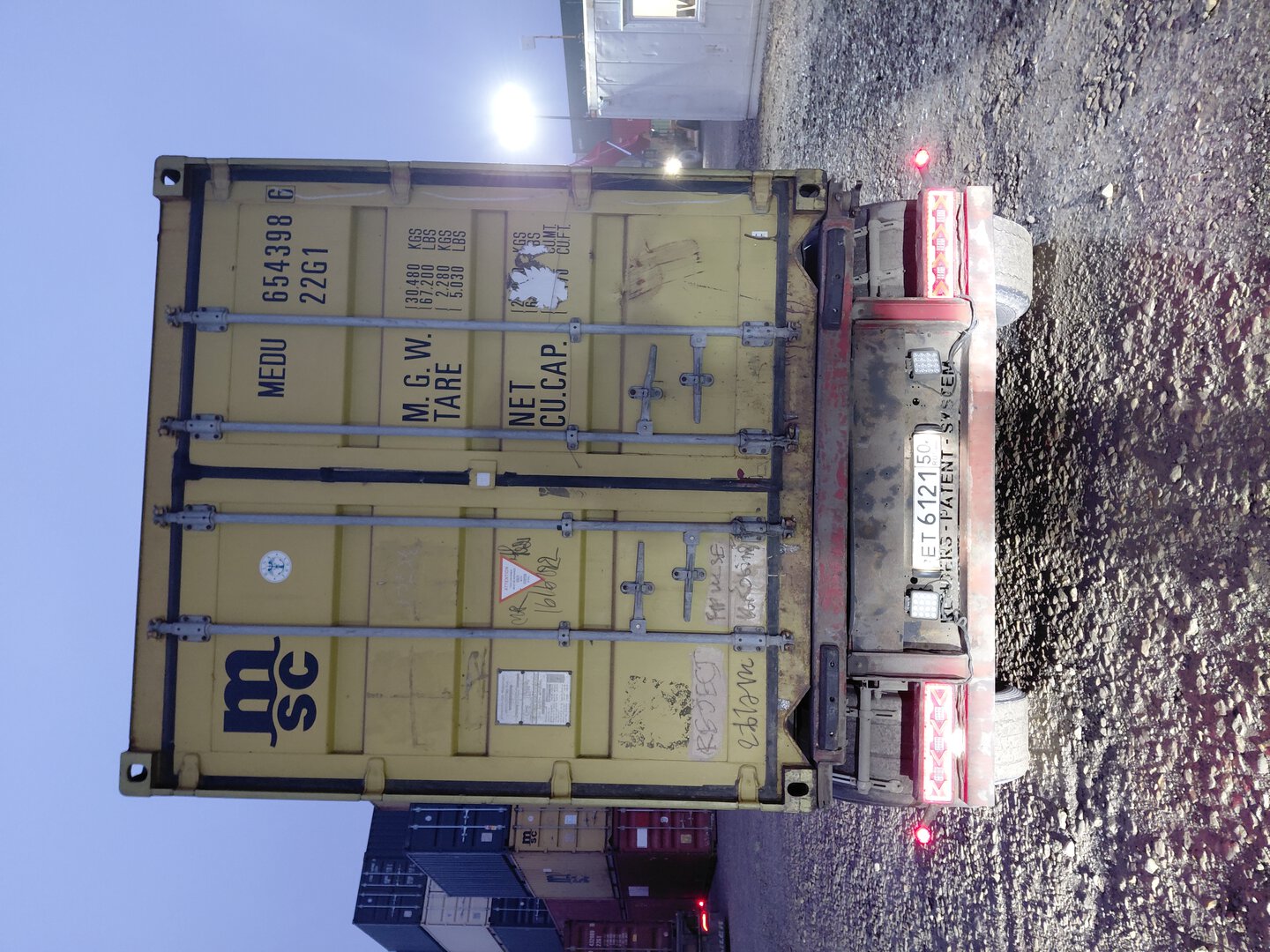 Морской контейнер MEDU6543986