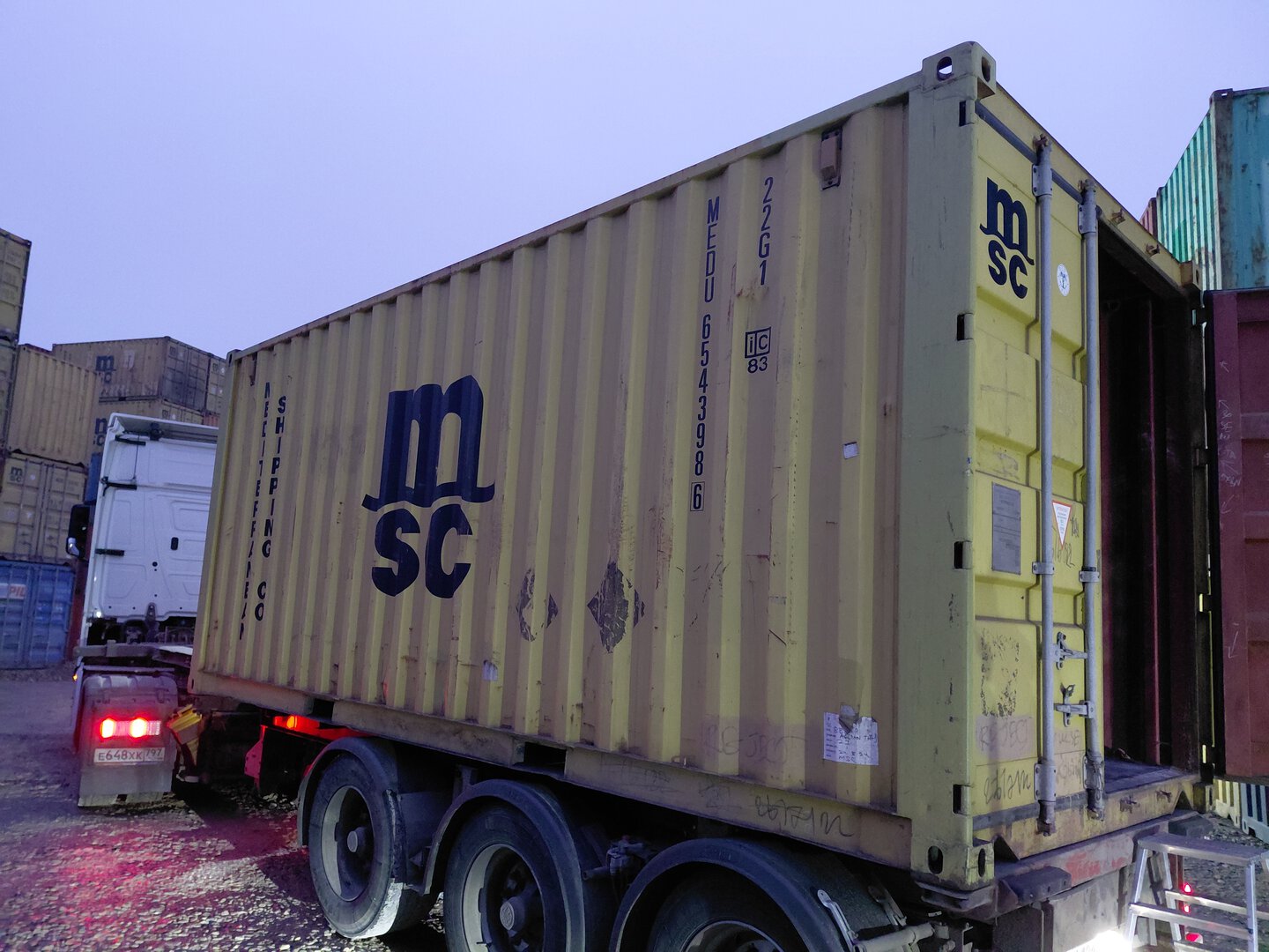 Морской контейнер MEDU6543986