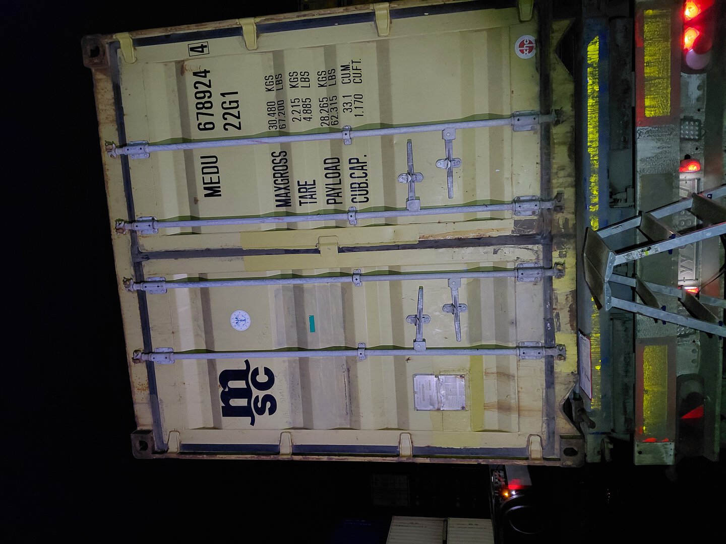 Морской контейнер MEDU6789244