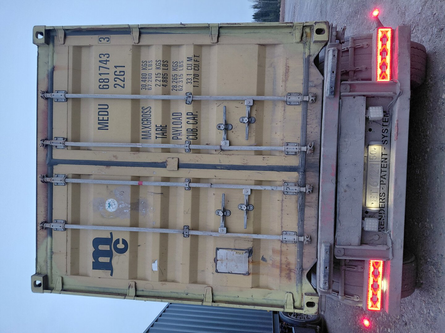 Морской контейнер MEDU6817433