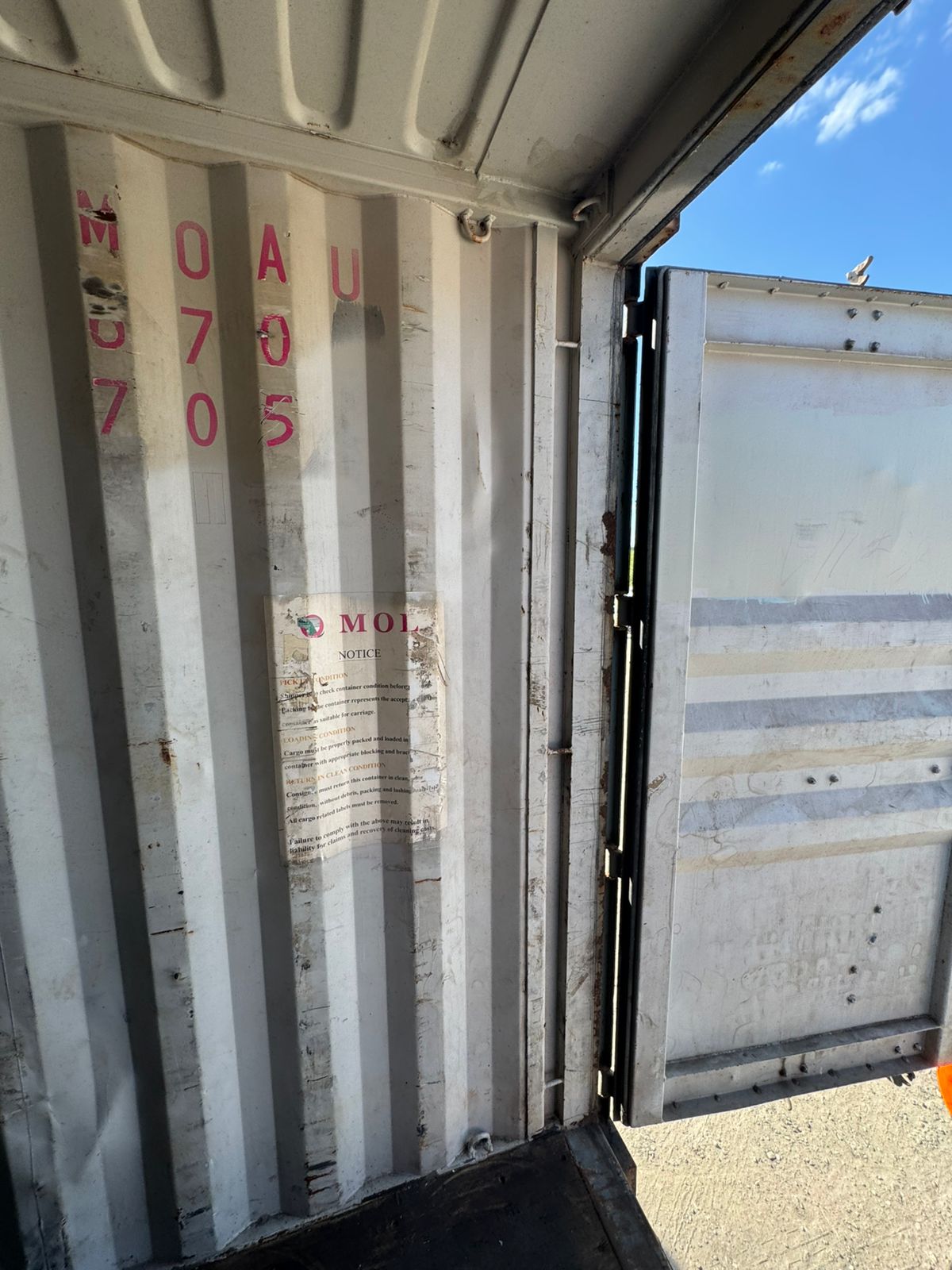 Морской контейнер MOAU6707051