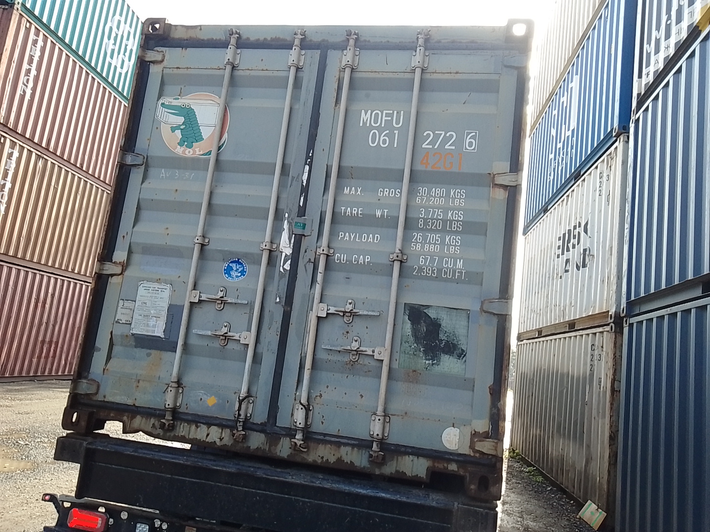 Морской контейнер MOFU0612726