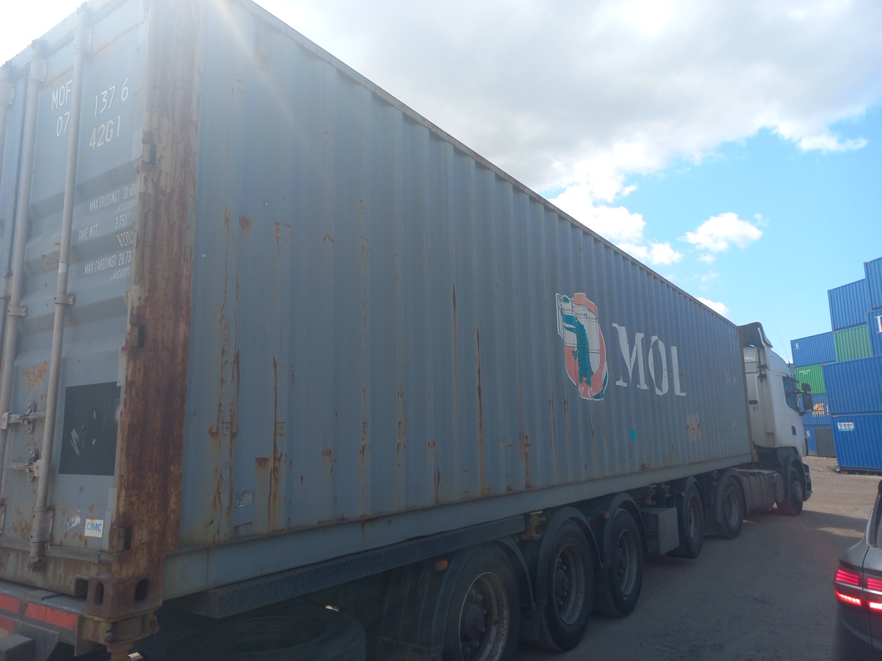 Морской контейнер MOFU0761376
