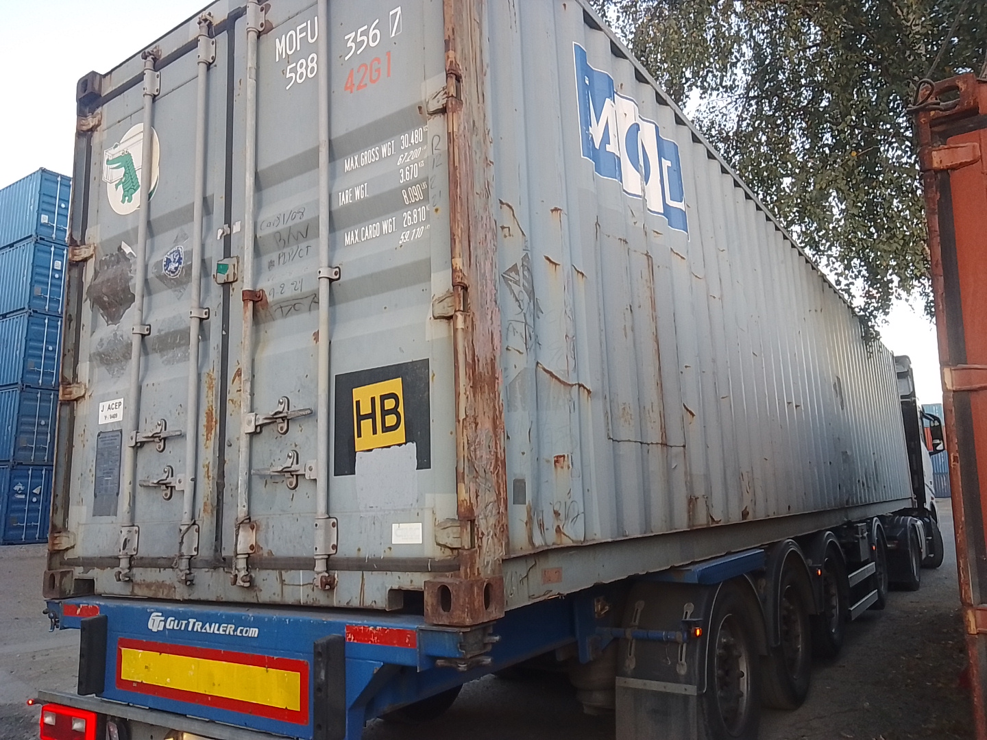 Морской контейнер MOFU5883567