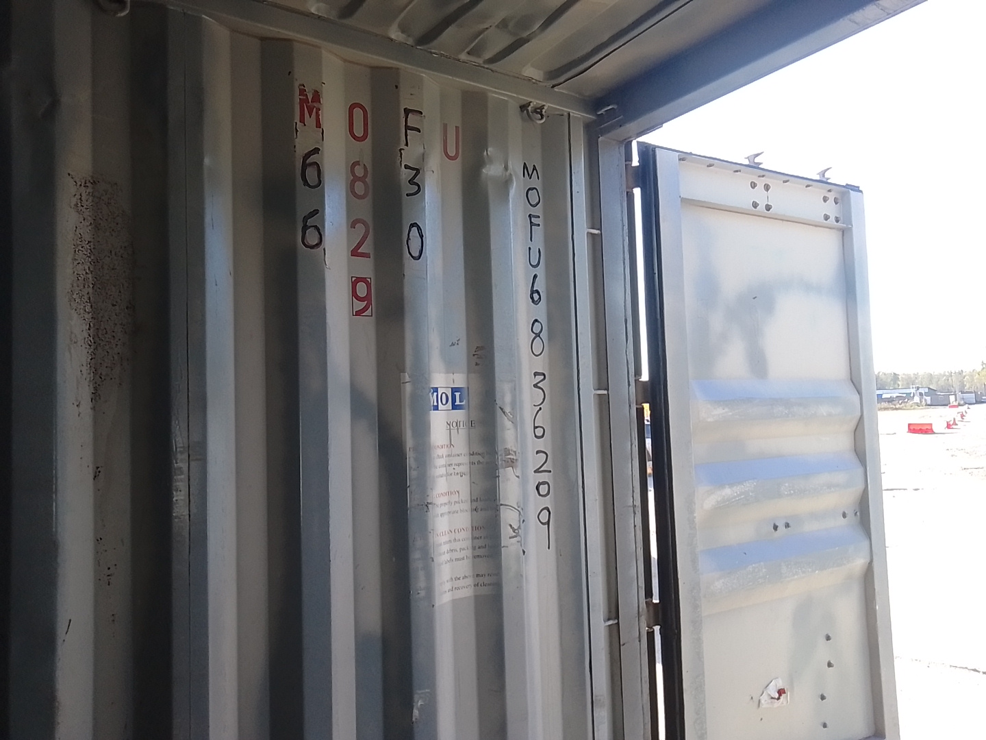 Морской контейнер MOFU6836209