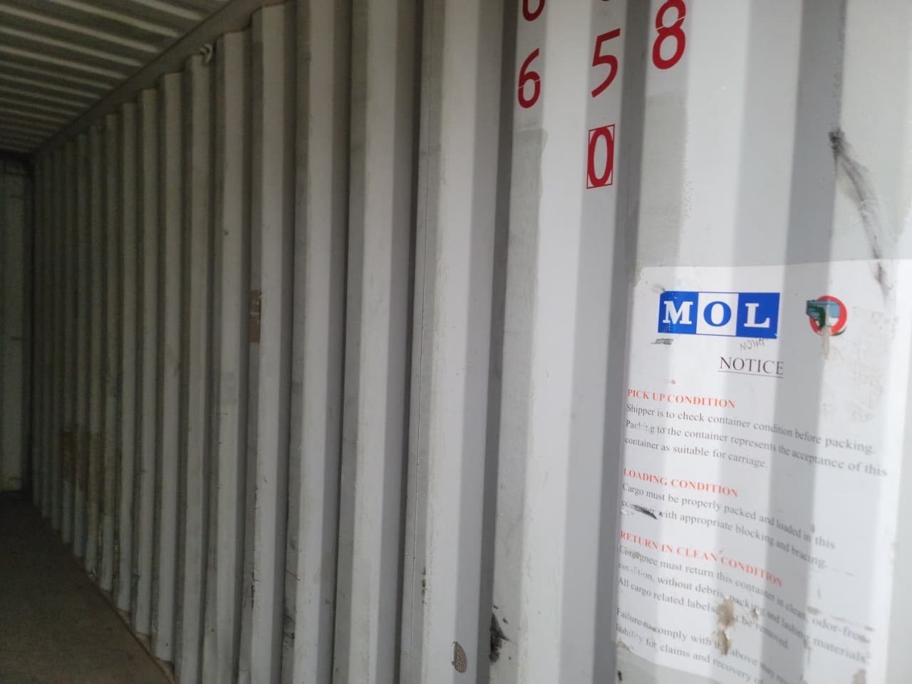 Морской контейнер MOFU6836580