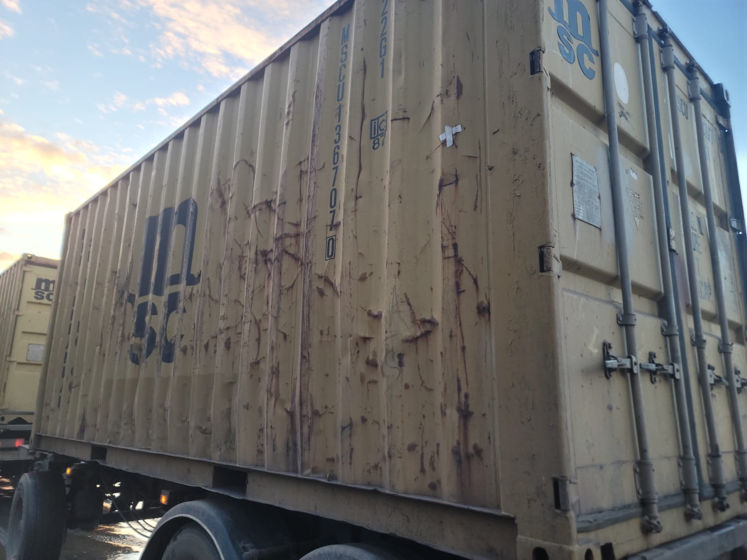 Морской контейнер MSCU1367070