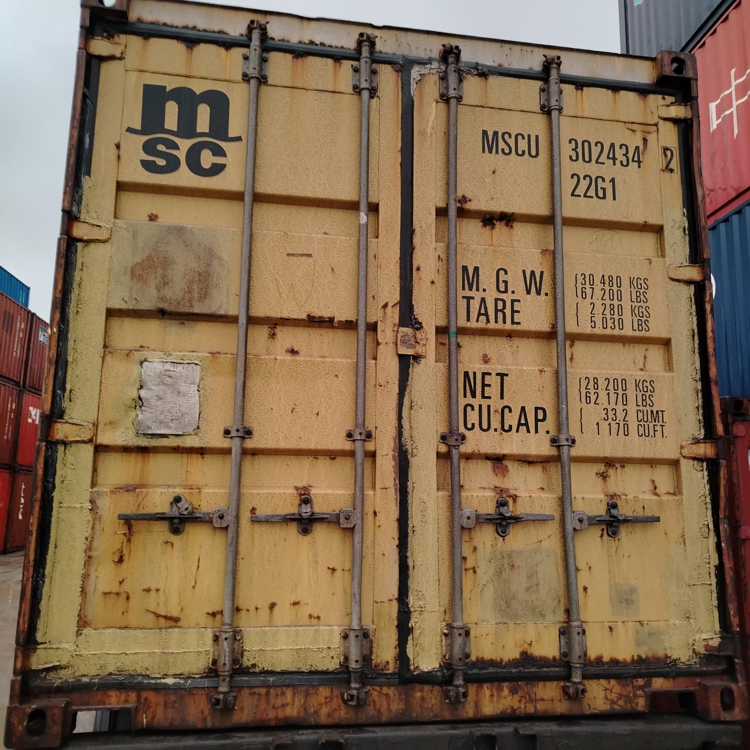Морской контейнер MSCU3024342
