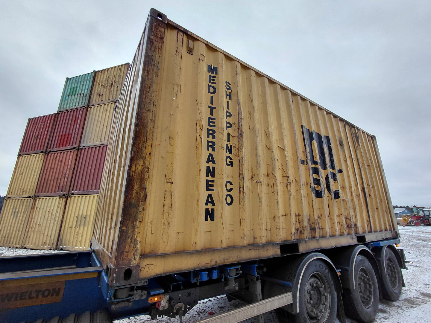 Морской контейнер MSCU3182190