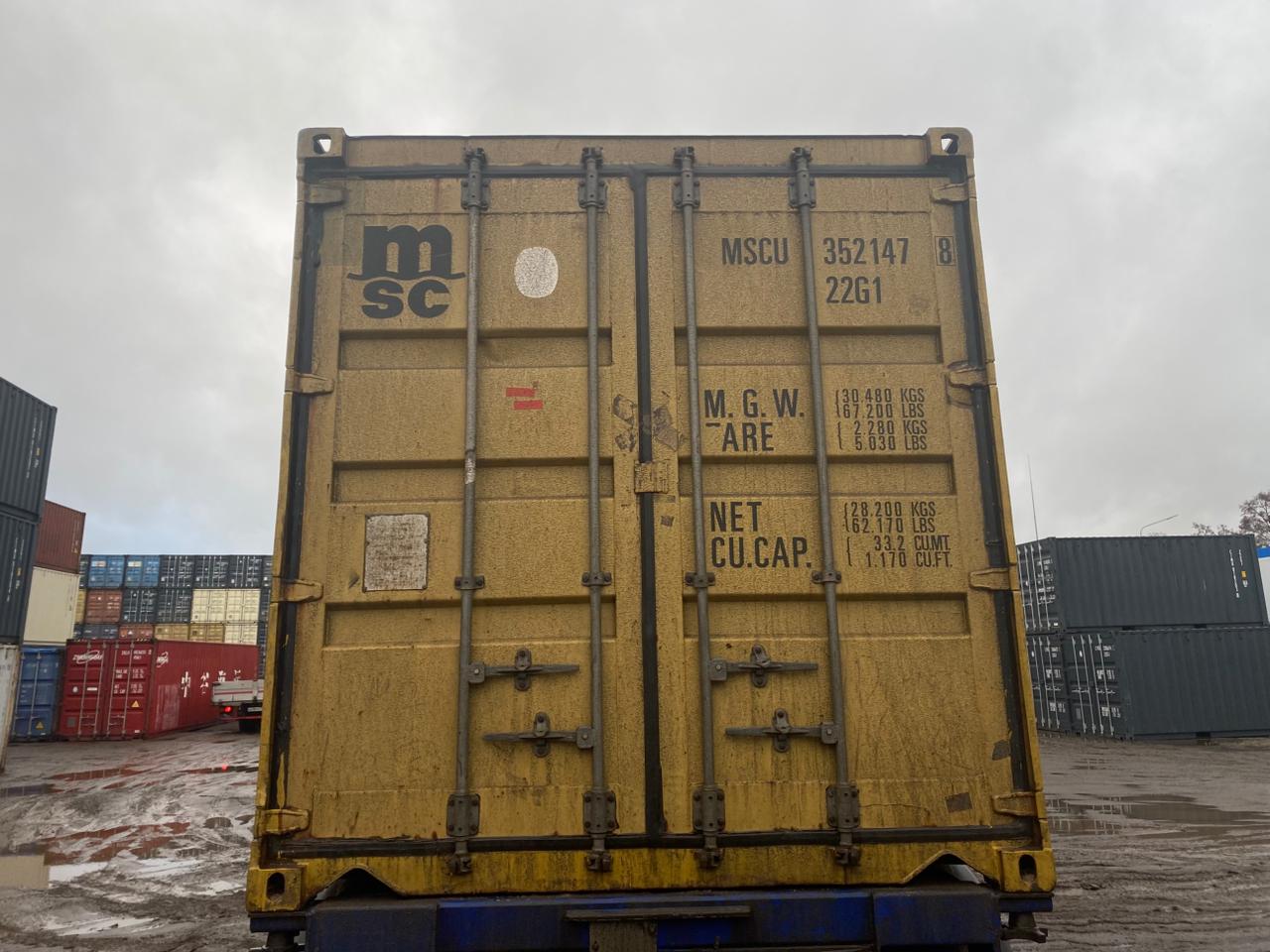 Морской контейнер MSCU3521478