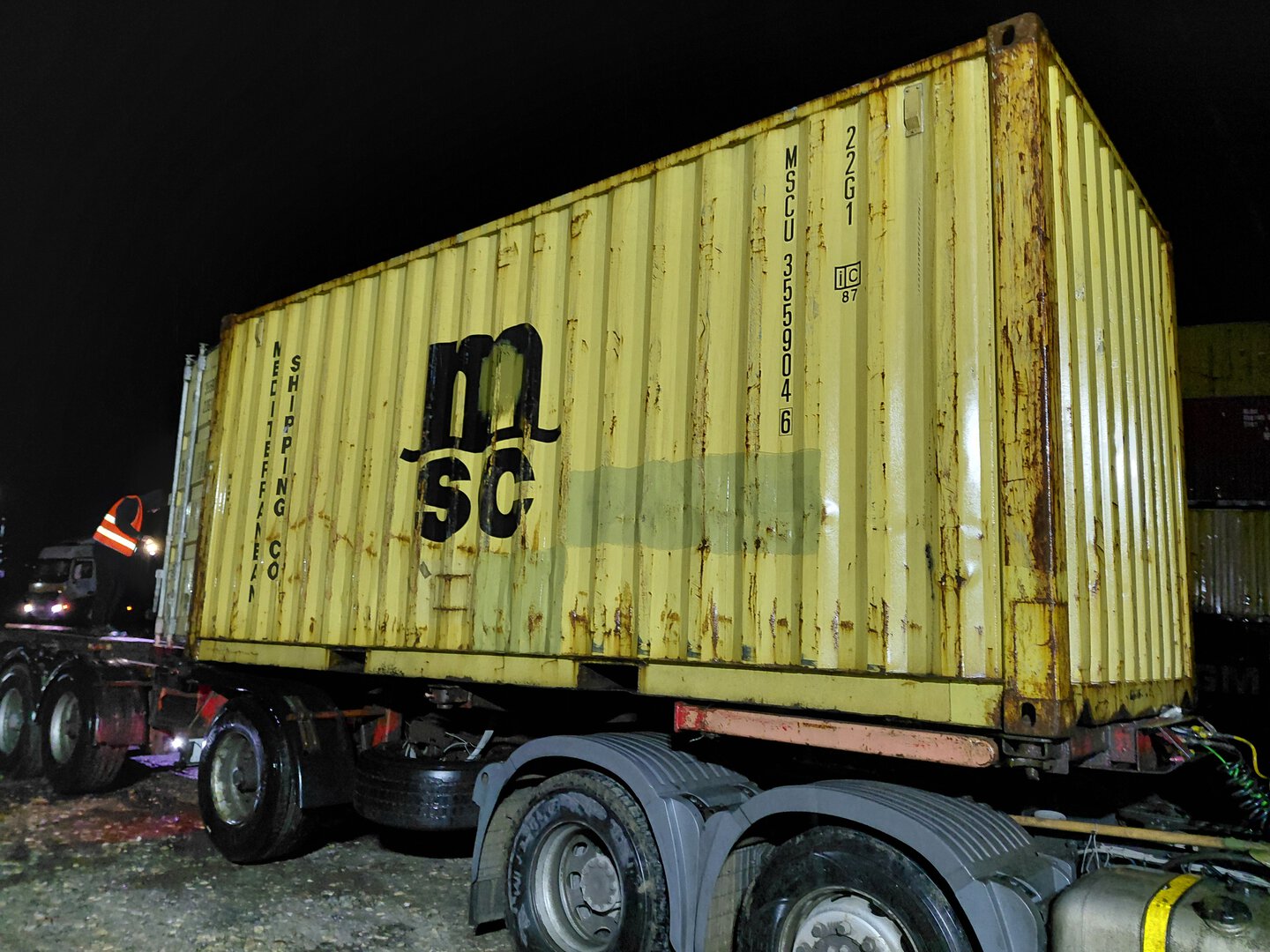 Морской контейнер MSCU3559046