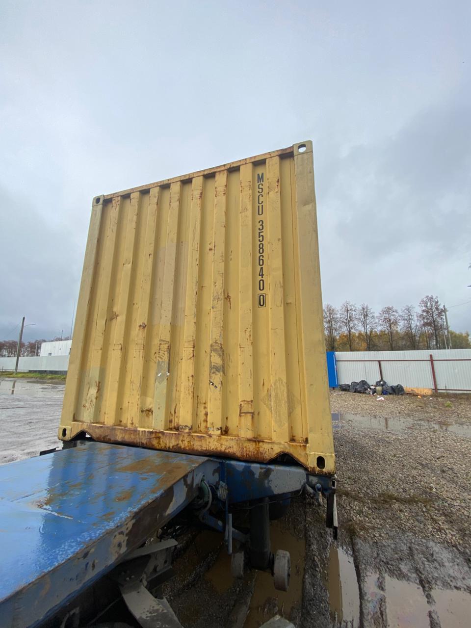 Морской контейнер MSCU3586400