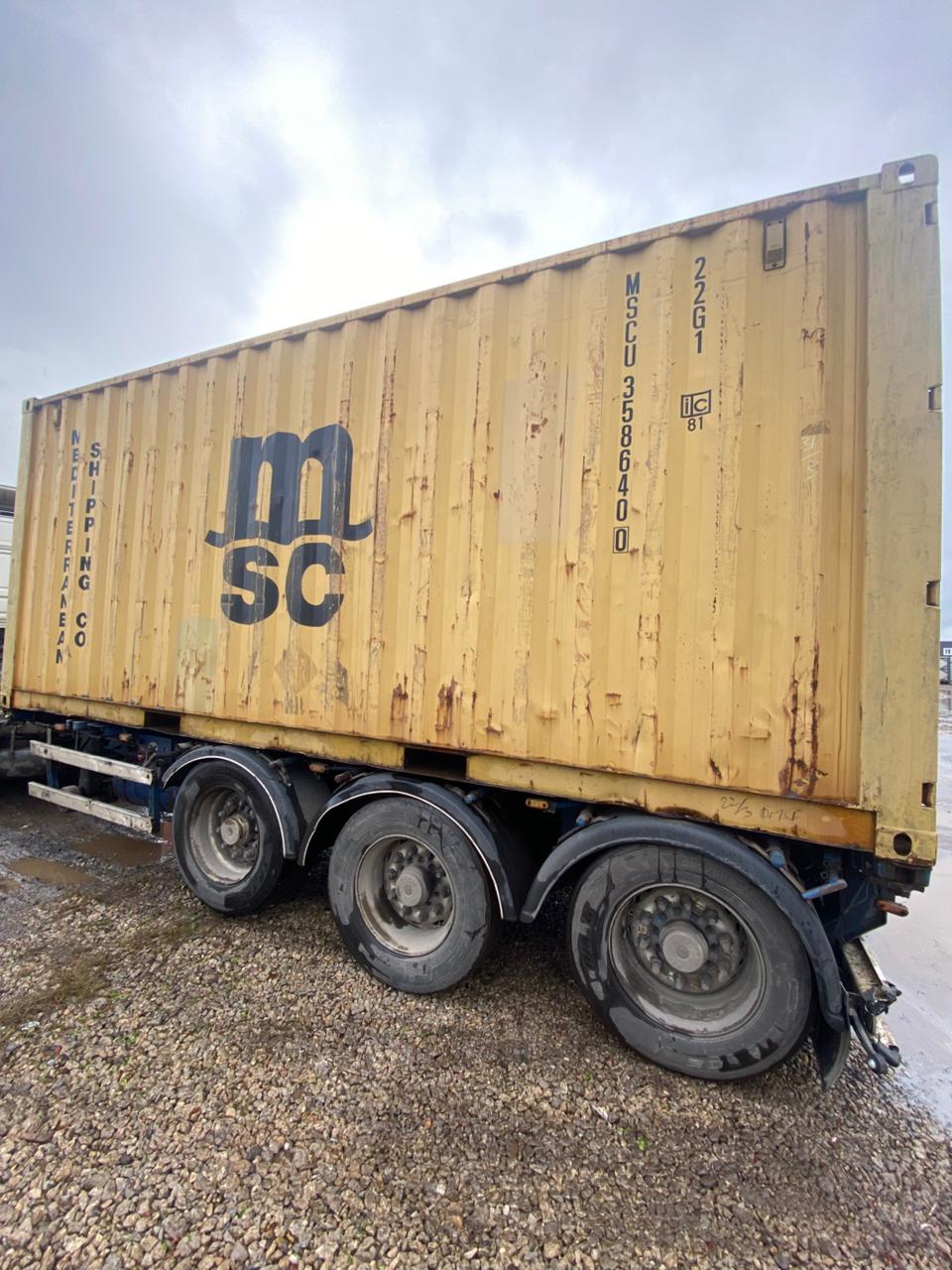 Морской контейнер MSCU3586400