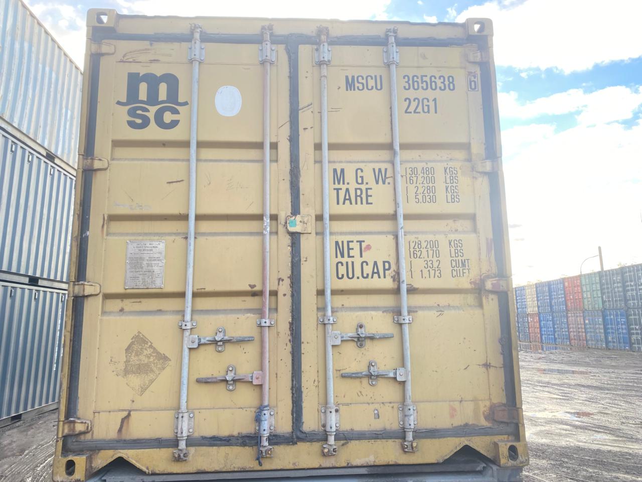 Морской контейнер MSCU3656386