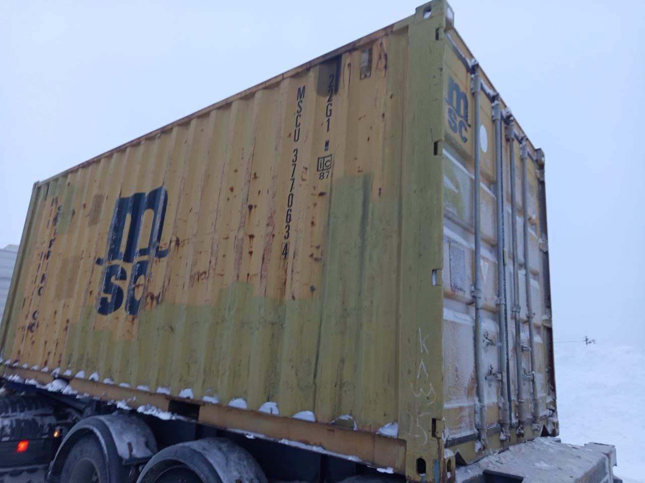 Морской контейнер MSCU3770634