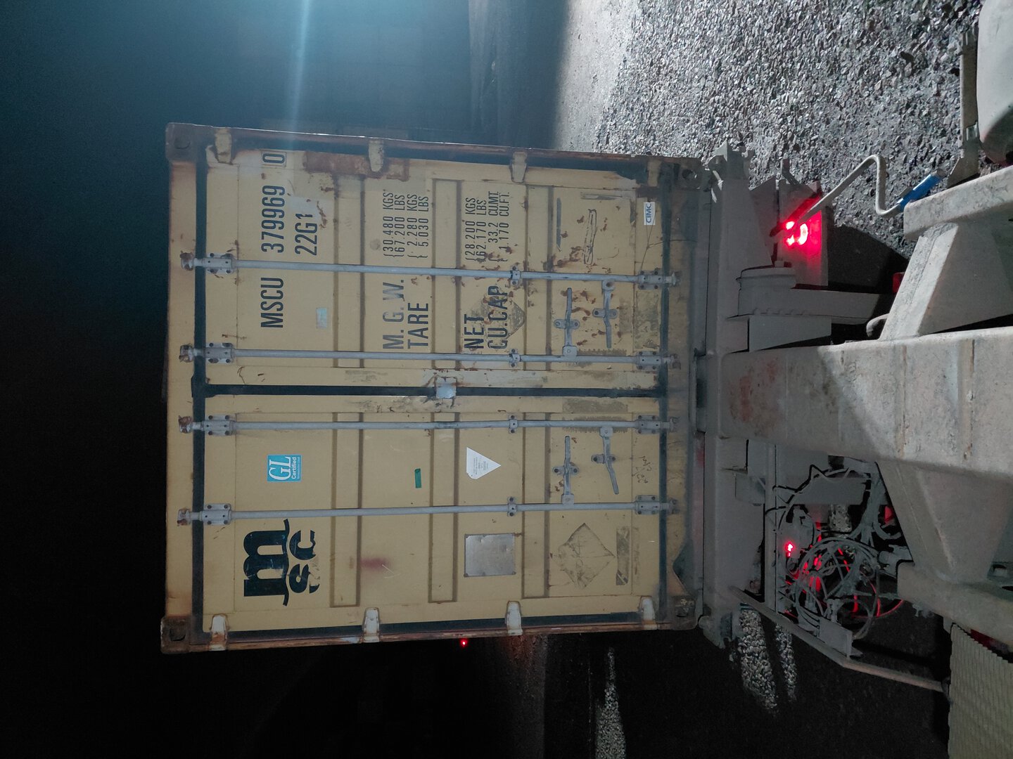 Морской контейнер MSCU3799690