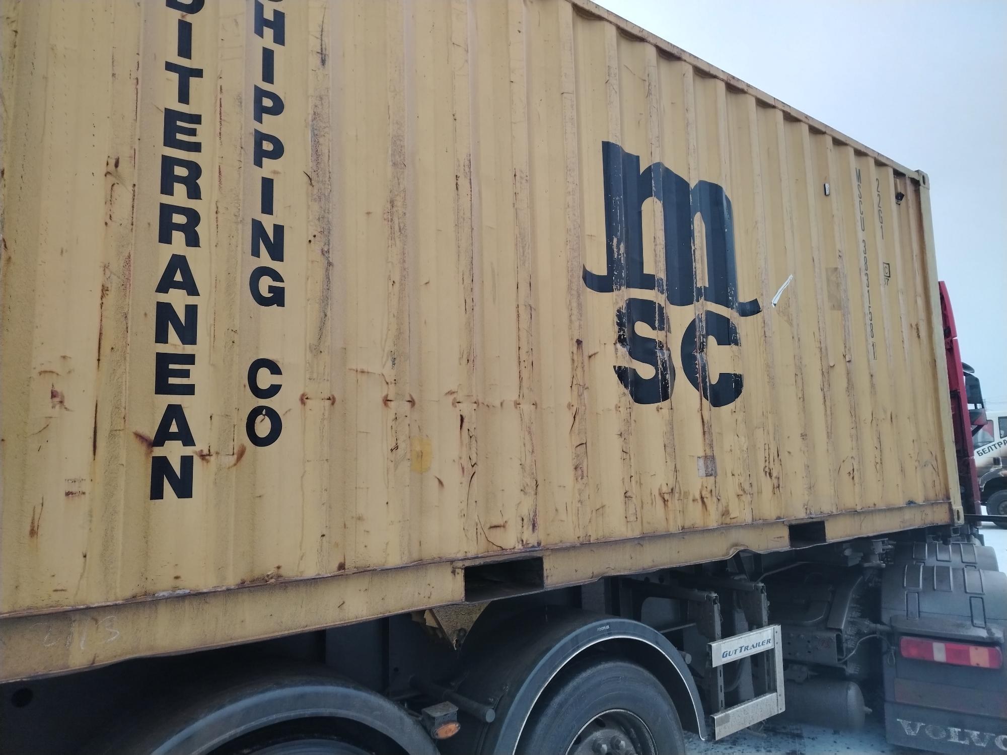 Морской контейнер MSCU3831581