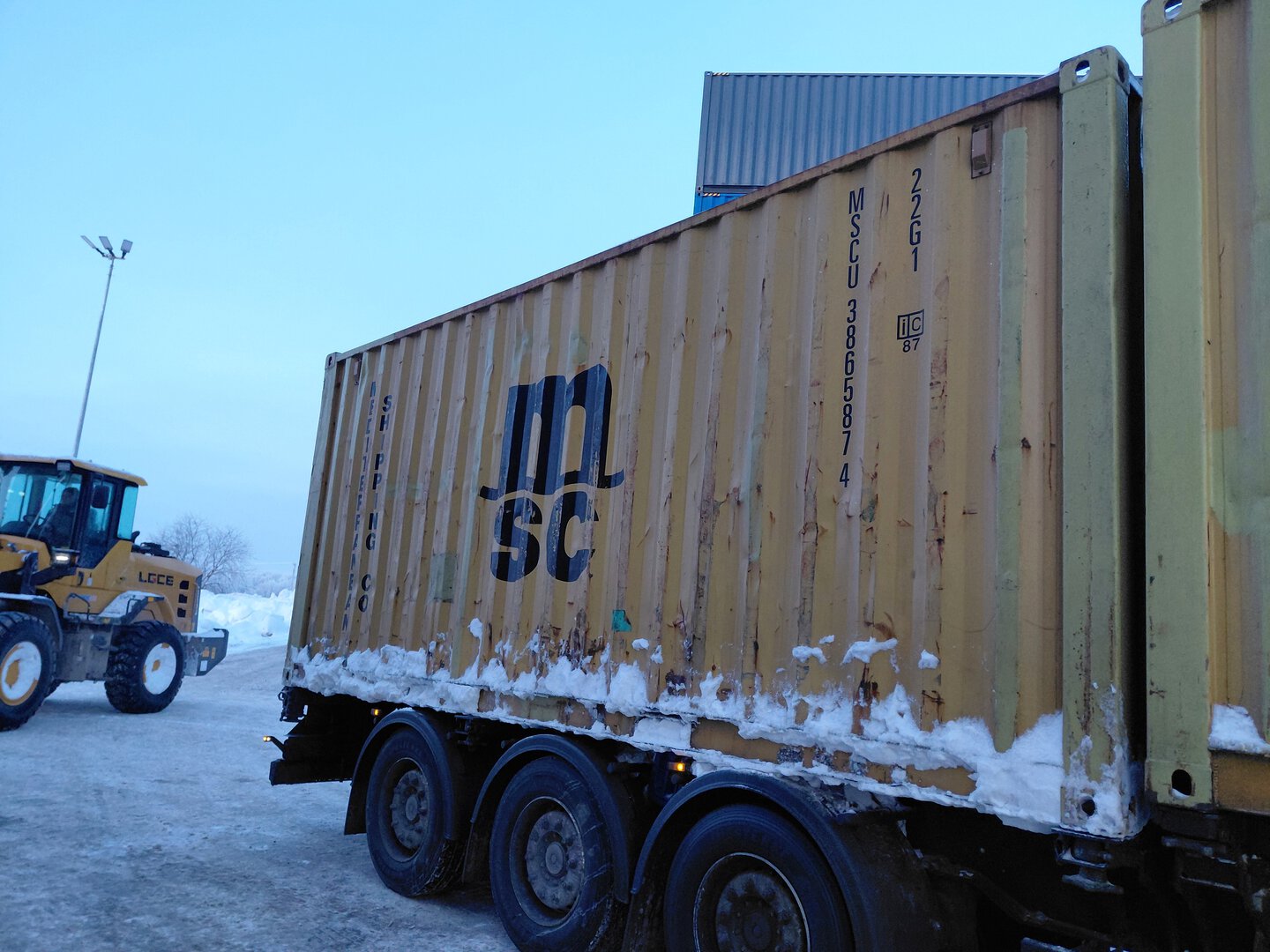 Морской контейнер MSCU3865874