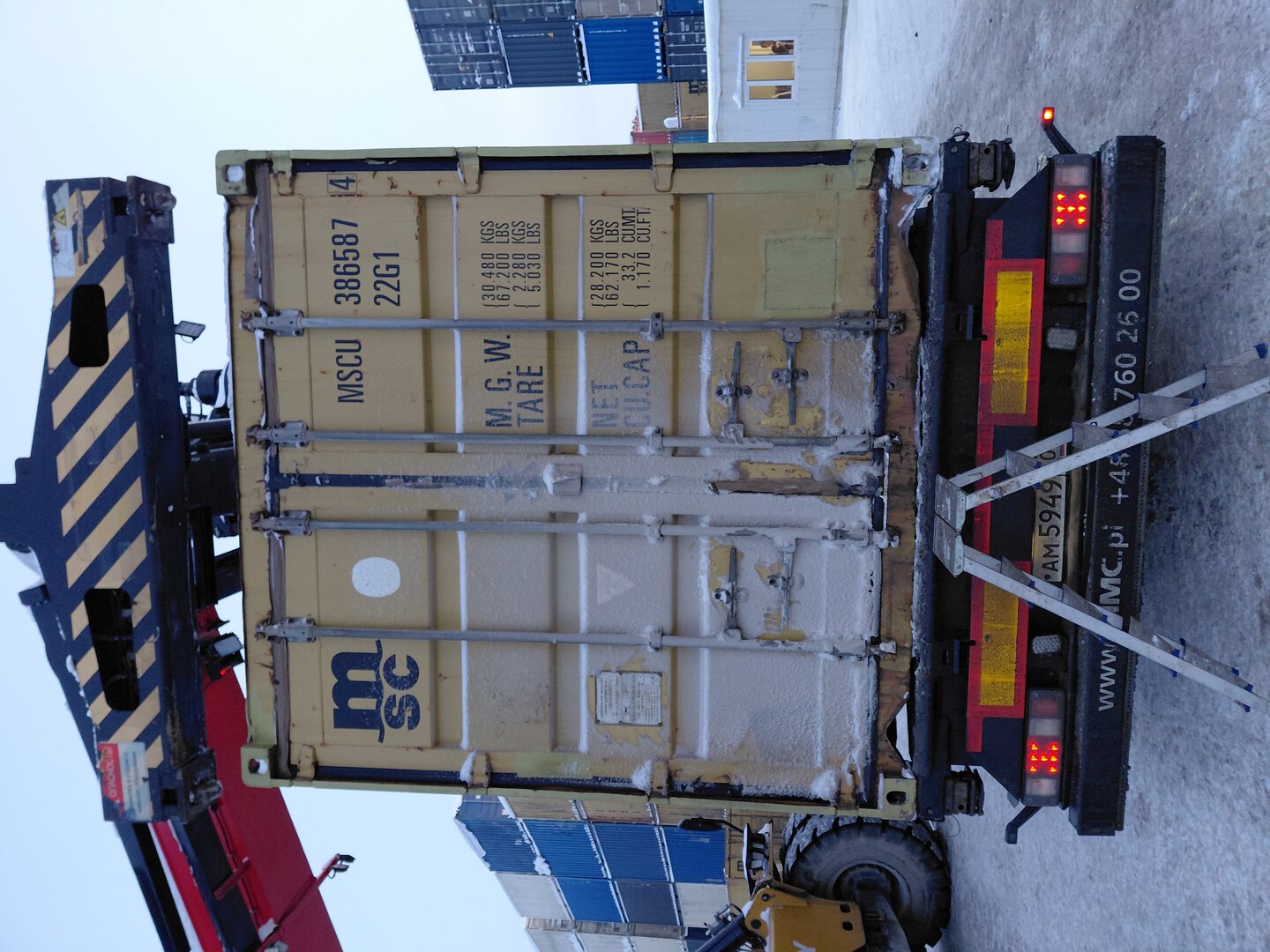 Морской контейнер MSCU3865874