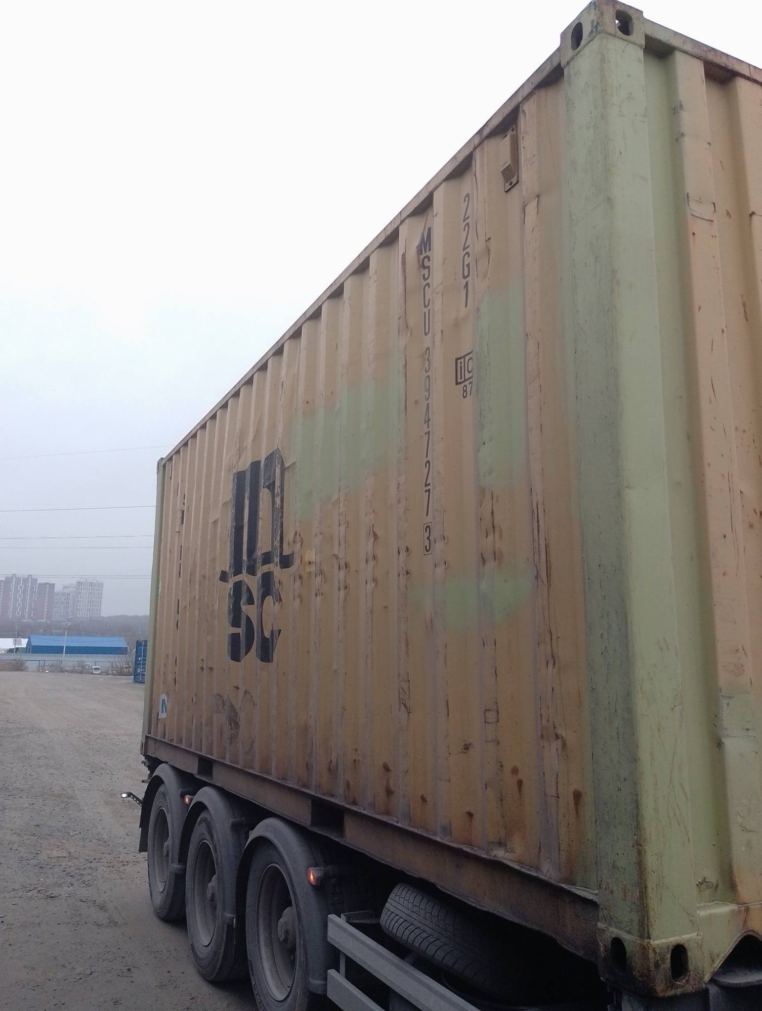 Морской контейнер MSCU3947273