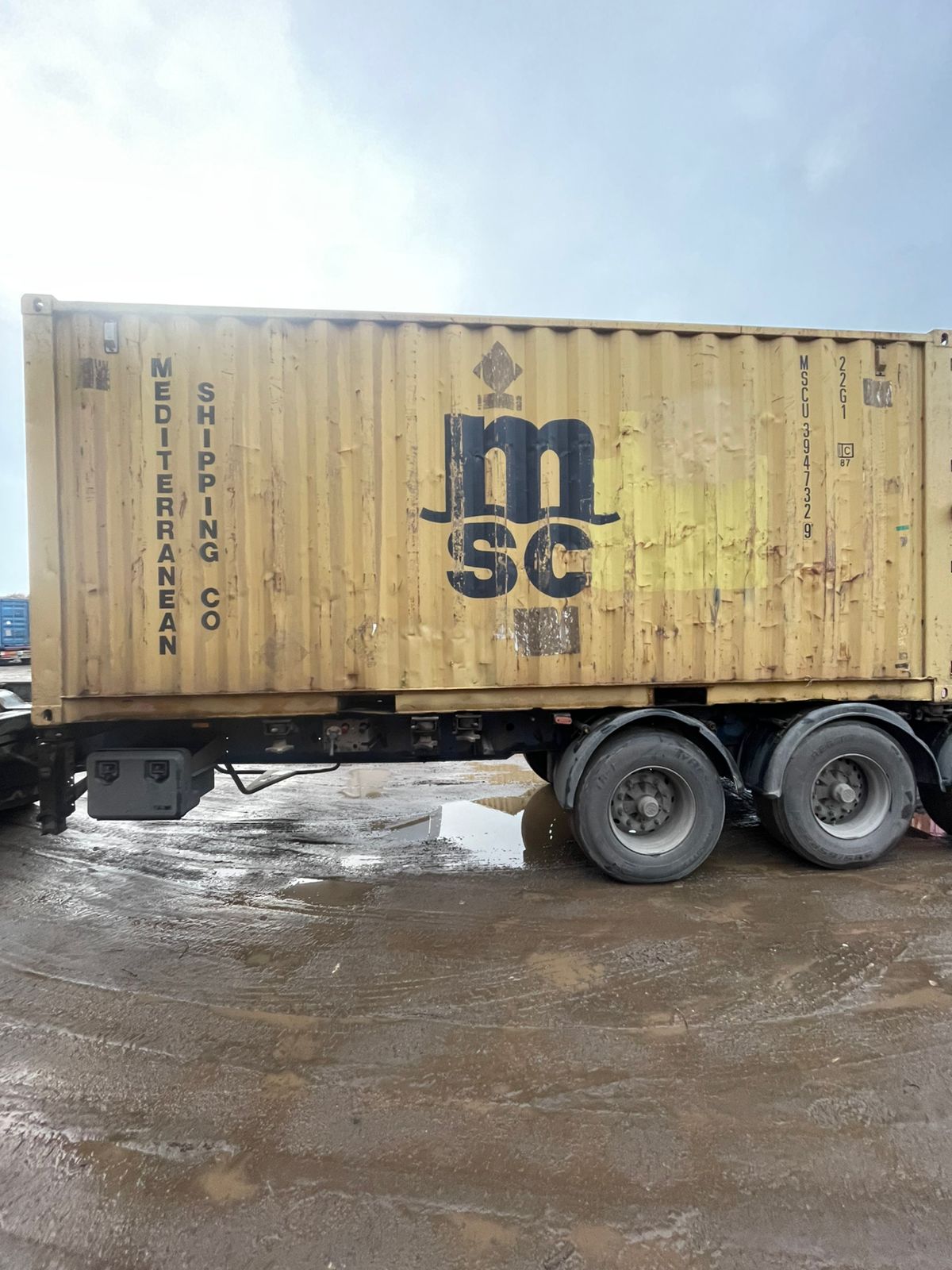 Морской контейнер MSCU3947329