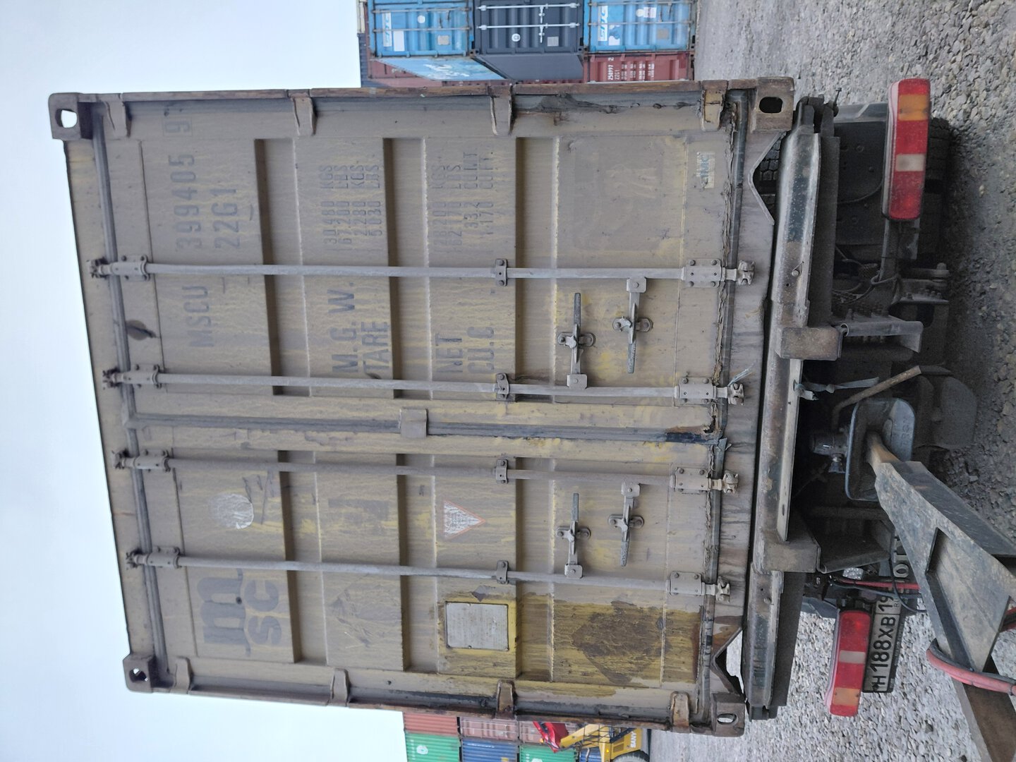 Морской контейнер MSCU3994059