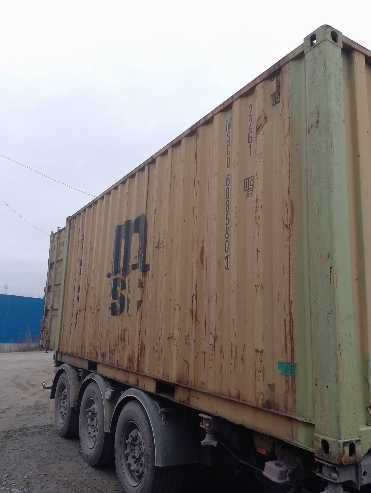 Морской контейнер MSCU6085803