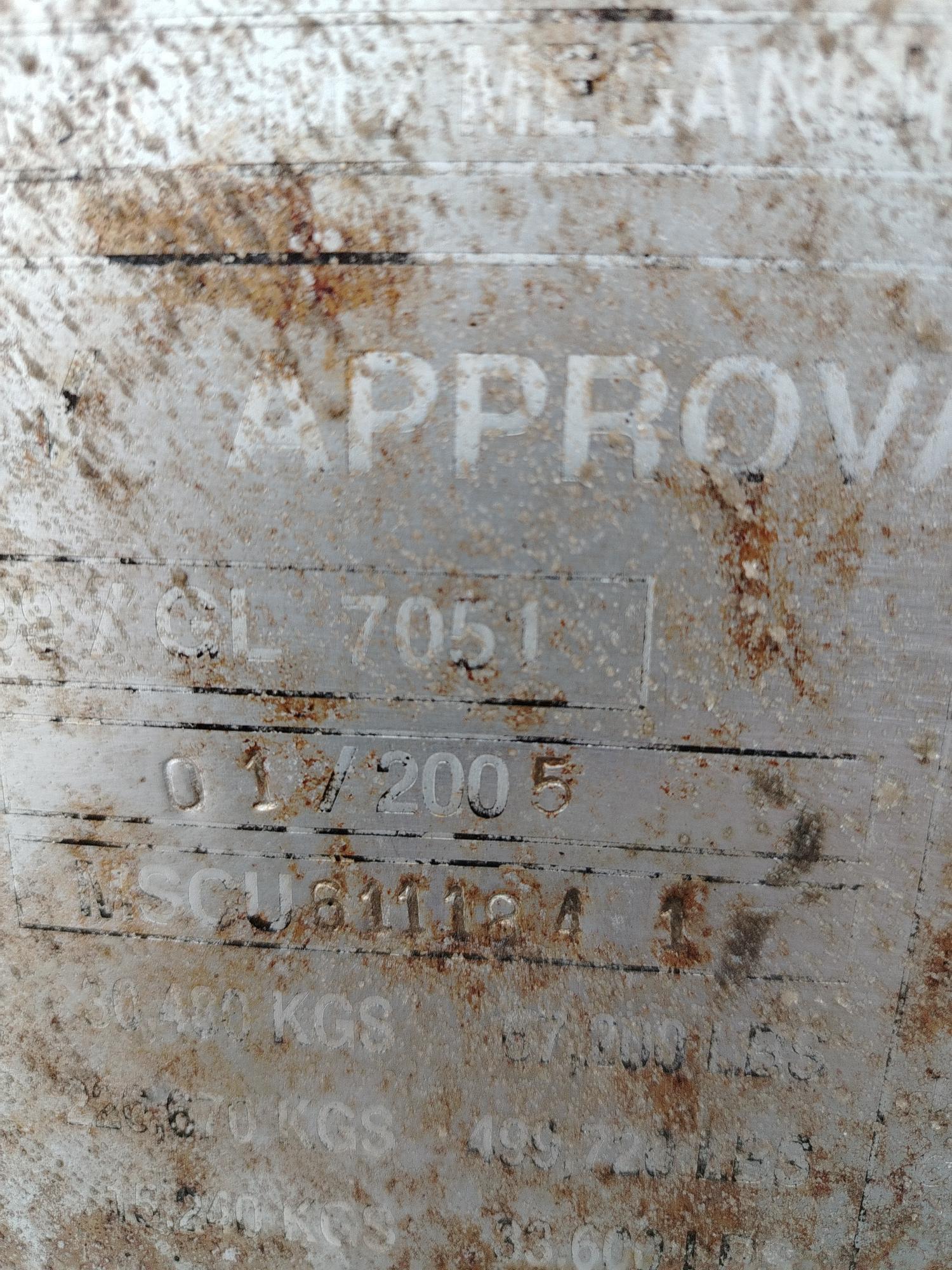 Морской контейнер MSCU6111841