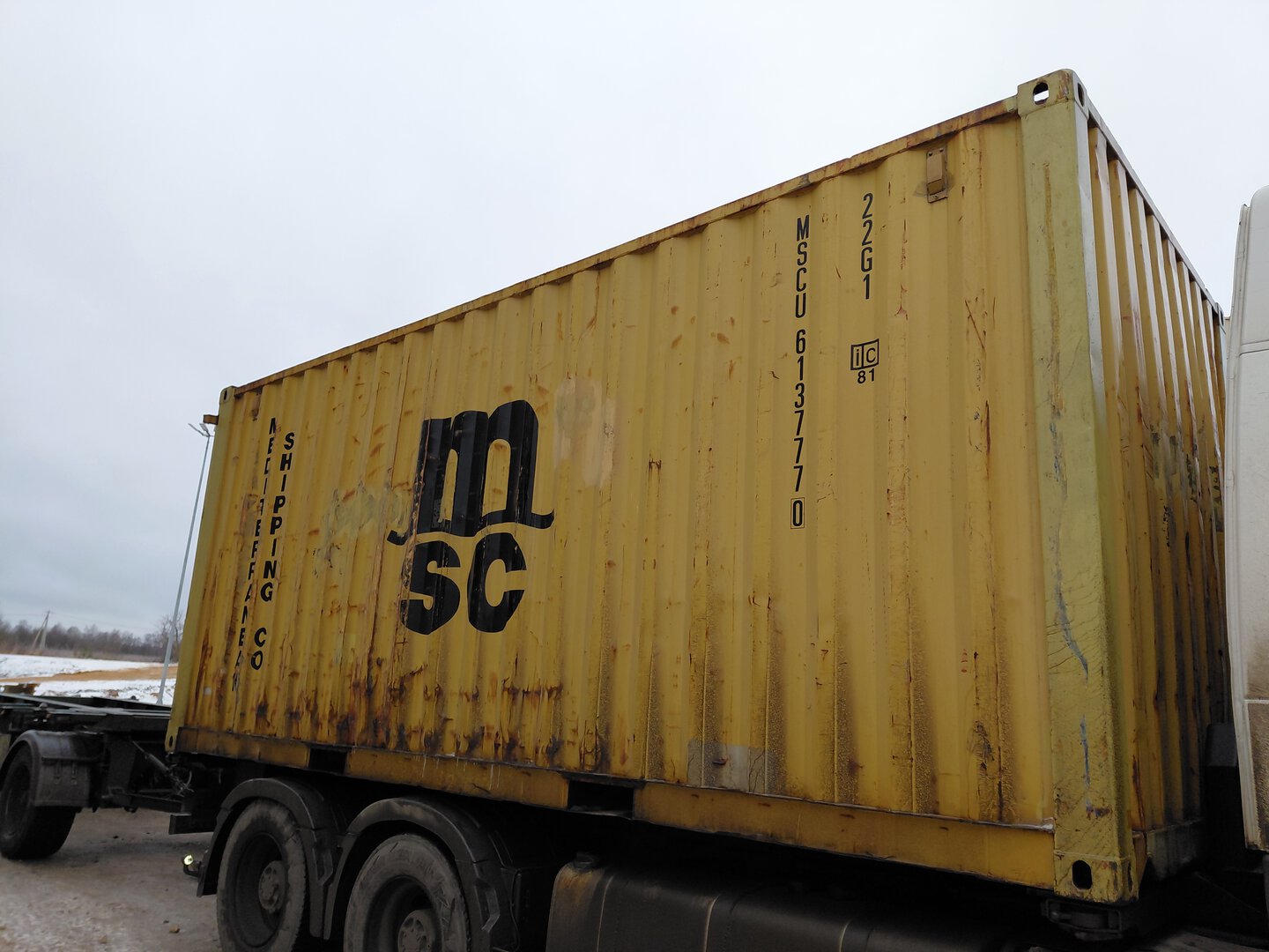 Морской контейнер MSCU6137770