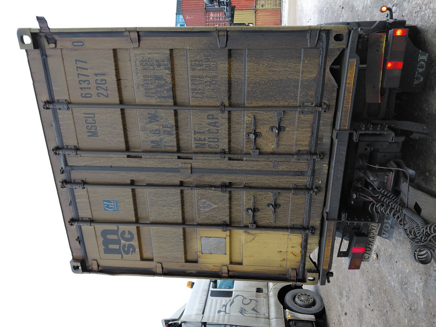 Морской контейнер MSCU6137770