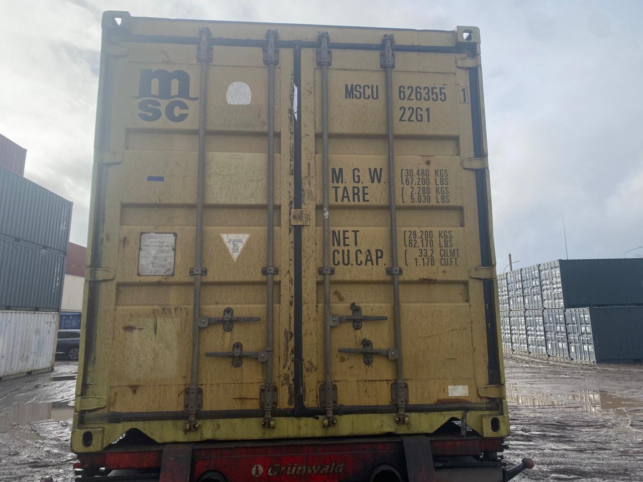Морской контейнер MSCU6263551