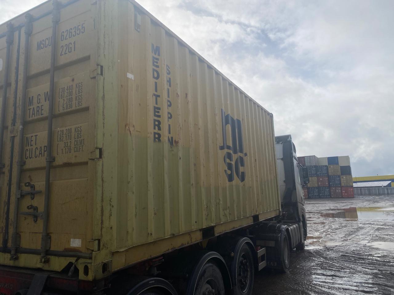 Морской контейнер MSCU6263551